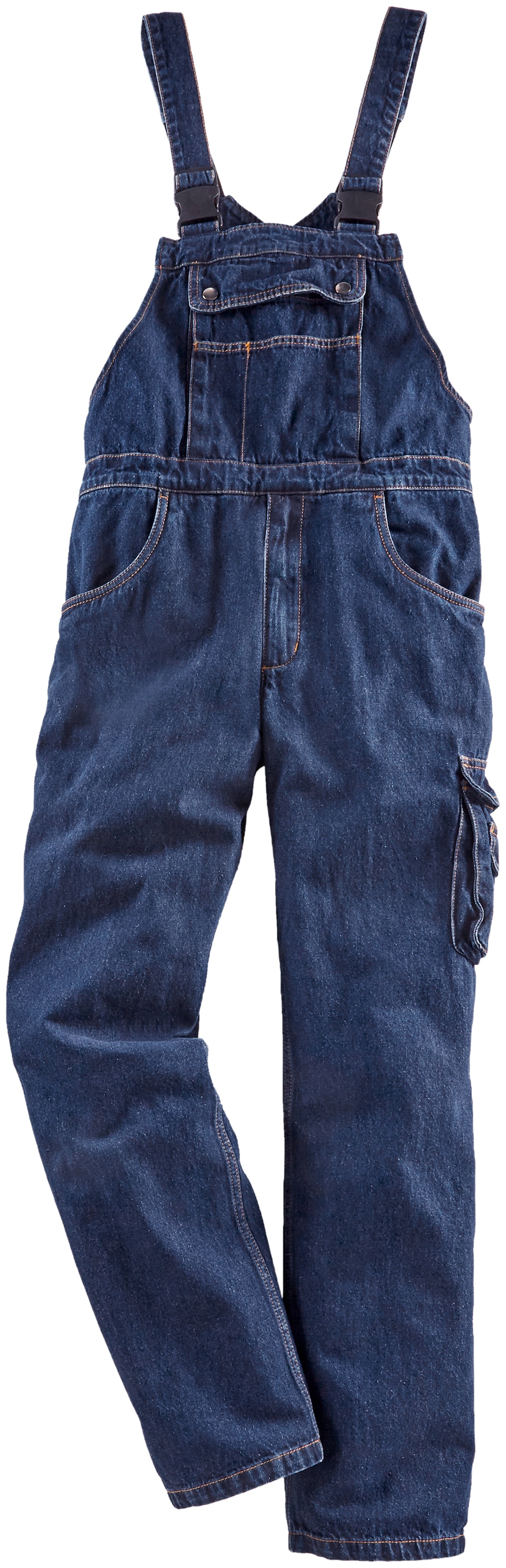 Northern Country Latzhose robuster und strapazierfähig Taschen, Baumwolle, 11 100% comfort Bund, ♕ bei langlebig mit fit), »Worker Jeans«, dehnbarem Jeansstoff, (aus