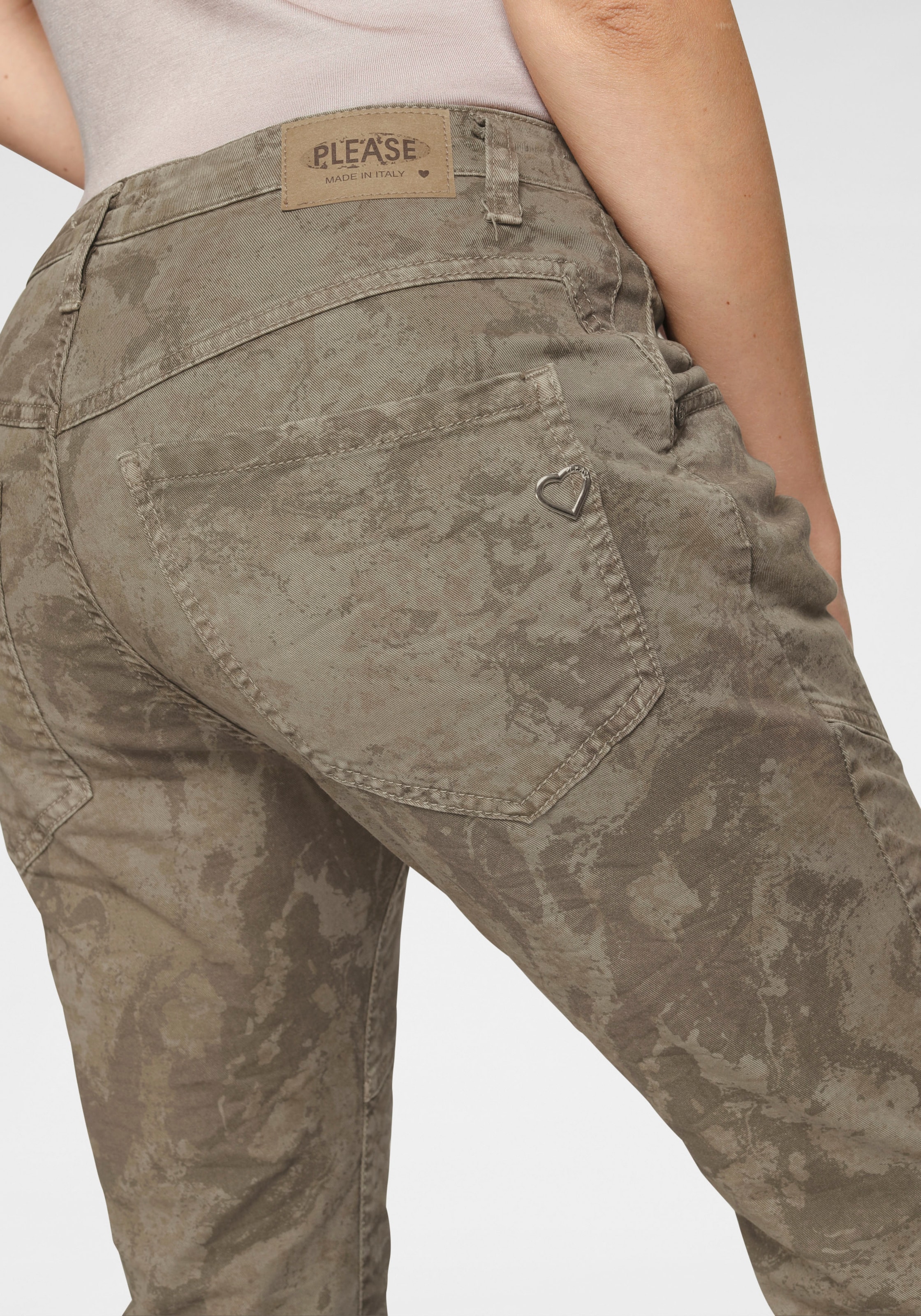 Jeans ♕ Military Röhrenhose Style im Please bei »P78«,