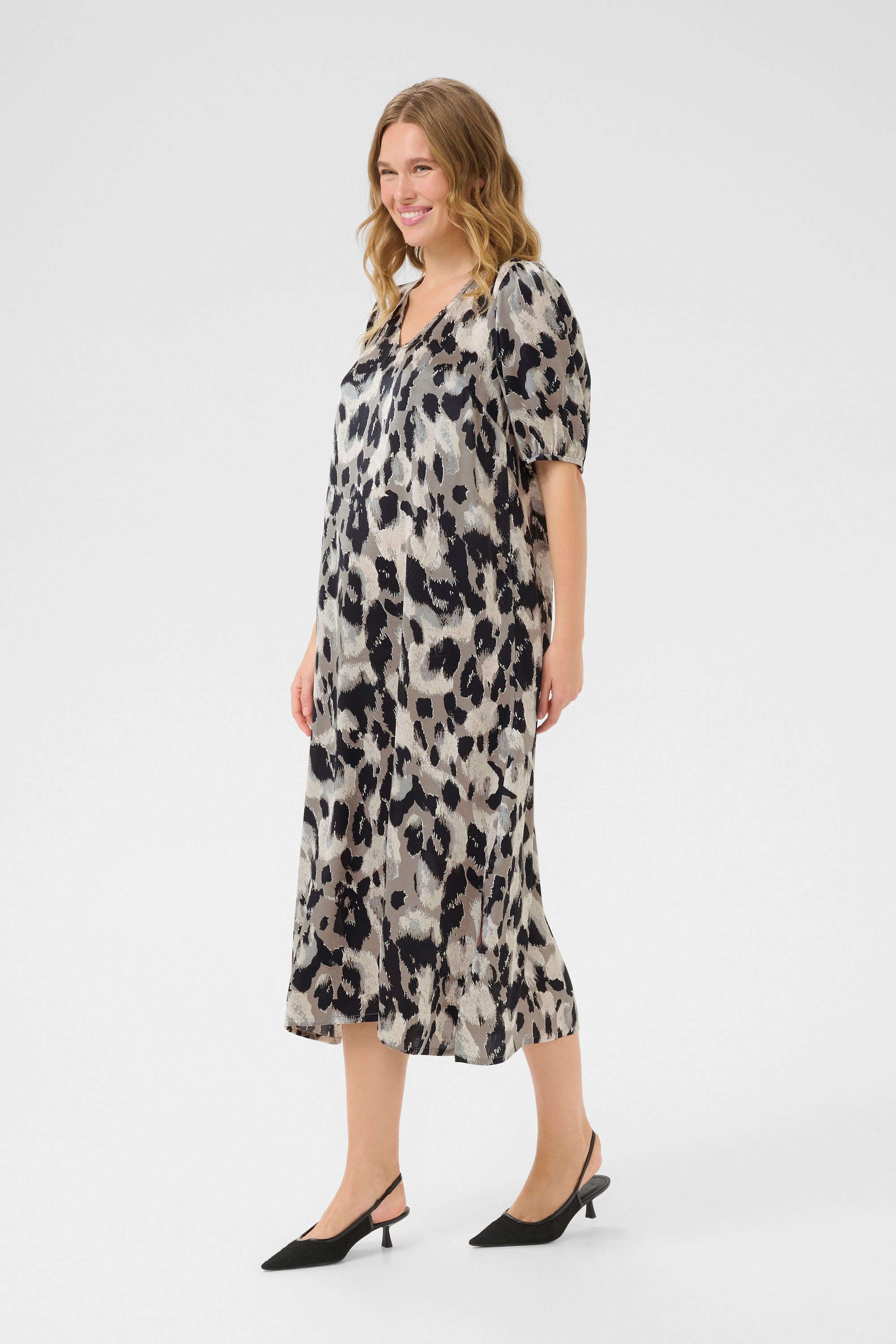 KAFFE Midikleid »Kleid BPaddison«