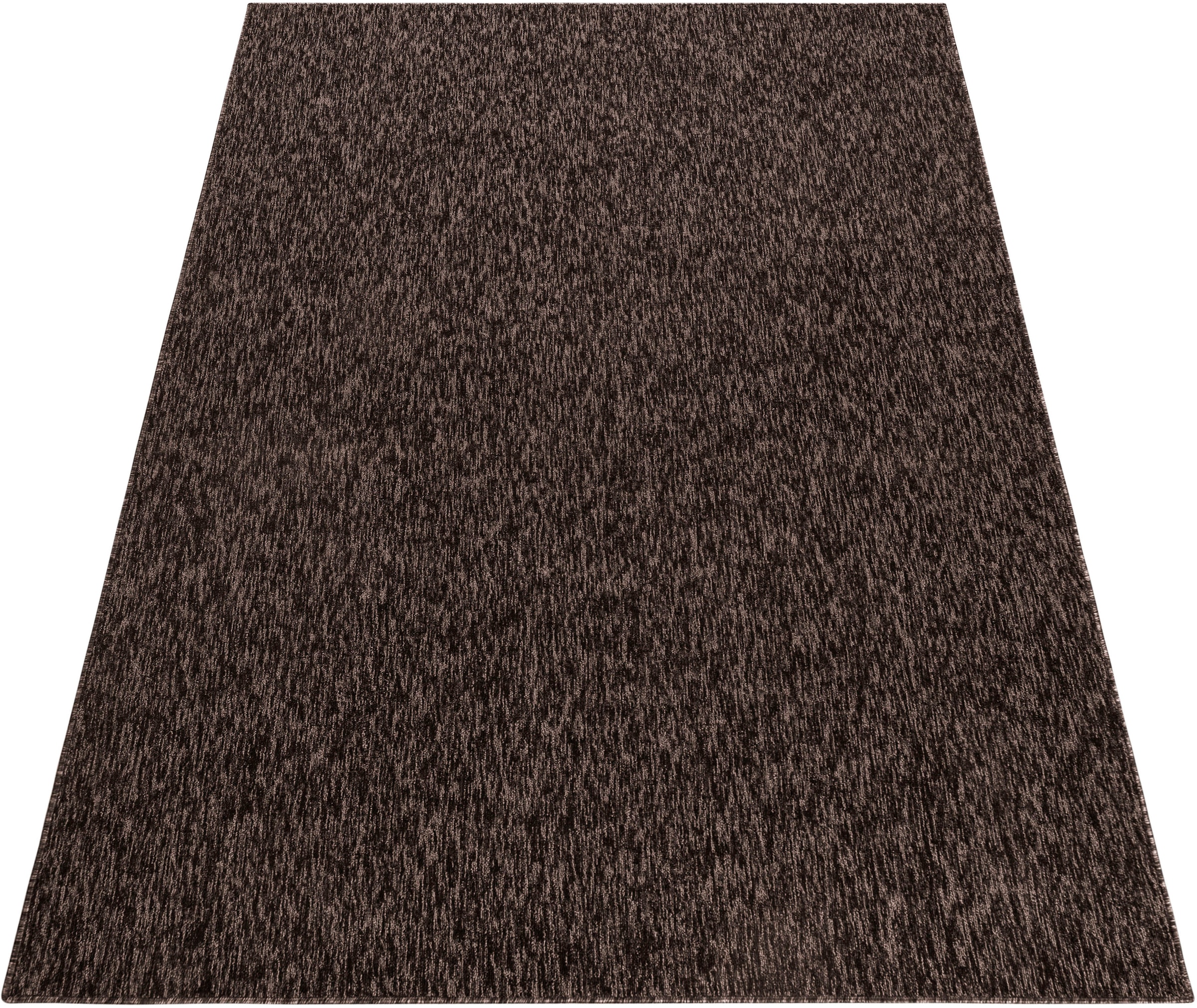 Ayyildiz Teppiche Teppich »Nizza 1800 Kurzflorteppich«, rechteckig, 6 mm Höhe, pflegeleicht, leicht melierter Kurzflor, ringsum gekettelt, Wohnzimmer