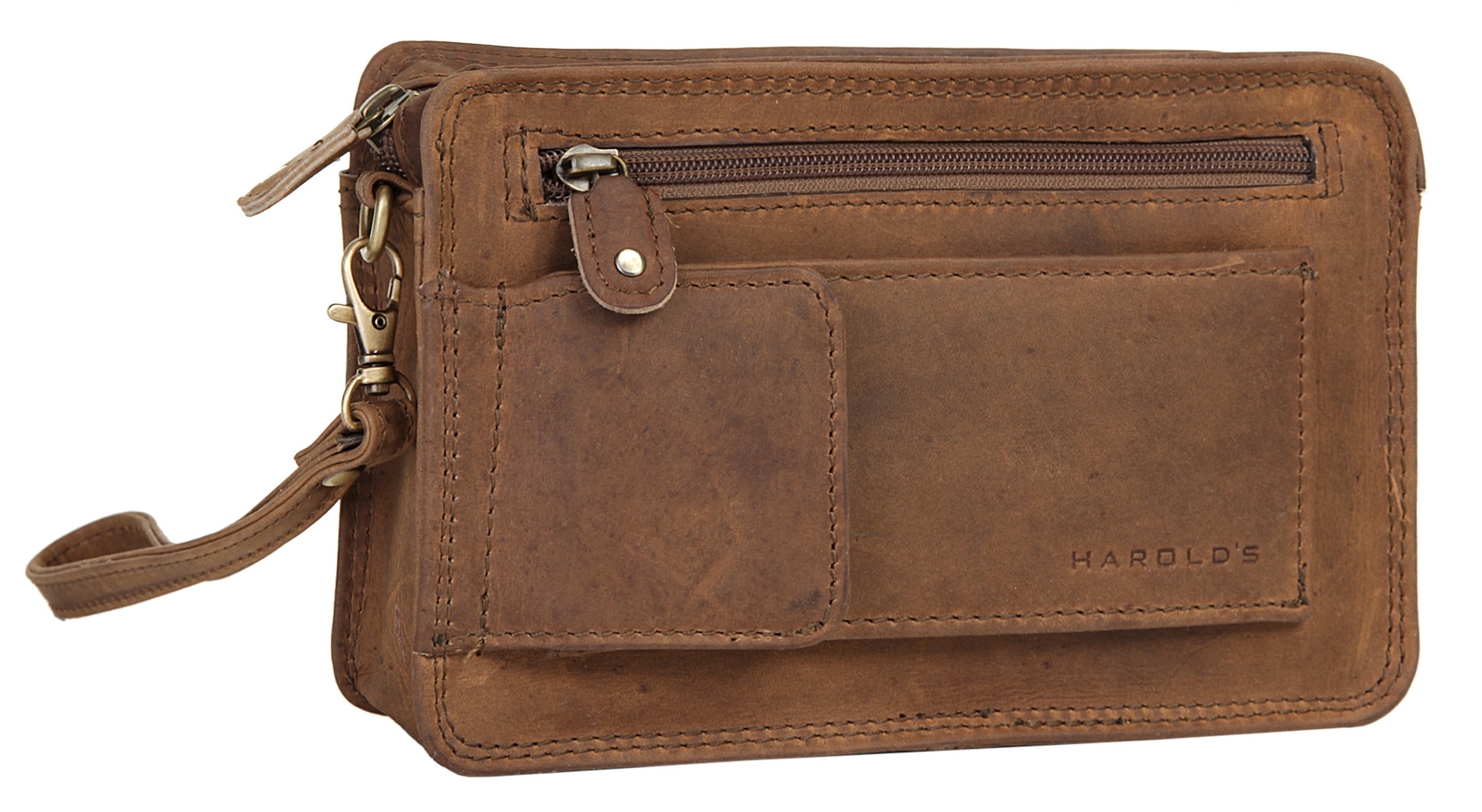 Harold's Handgelenktasche »ANTIK«, echt Leder