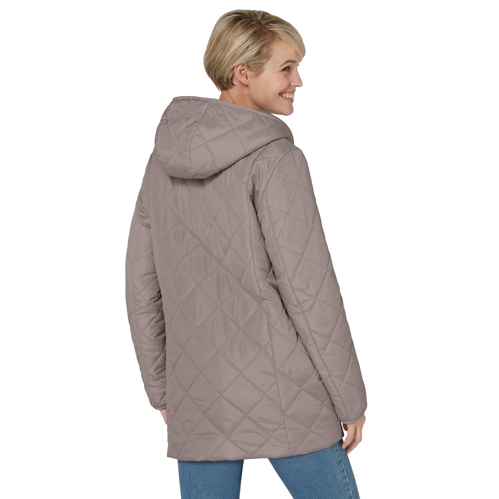 Classic Basics Langjacke, mit Kapuze