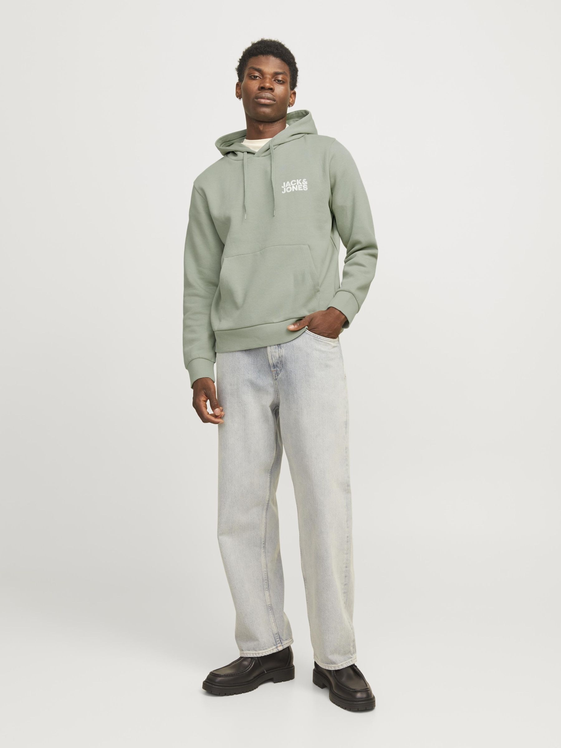 Jack & Jones Kapuzensweatshirt »JJECORP LOGO SWEAT HOOD NOOS«, mit Logo Print