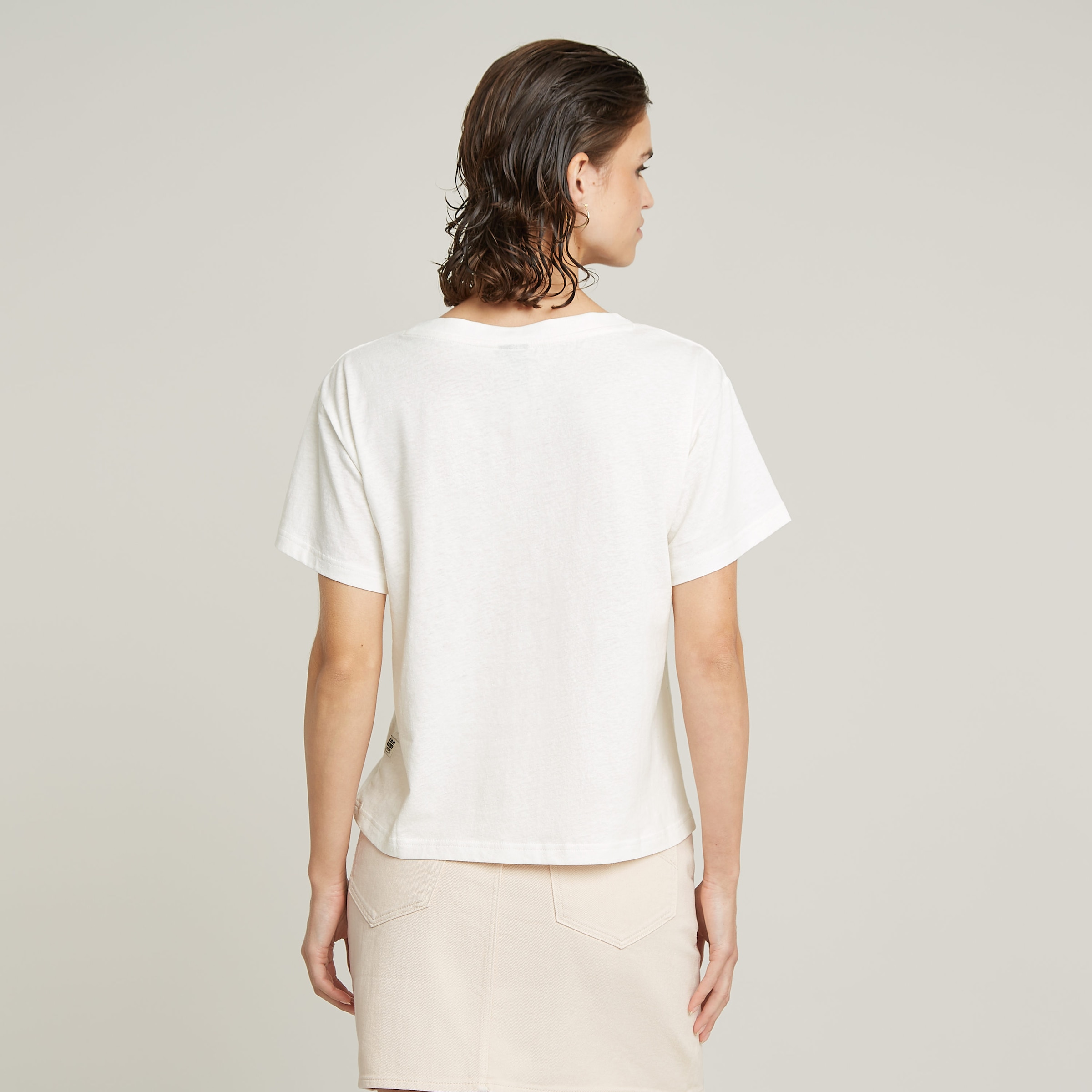 G-STAR V-Shirt »Open V Relaxed«, mit Logo Druck