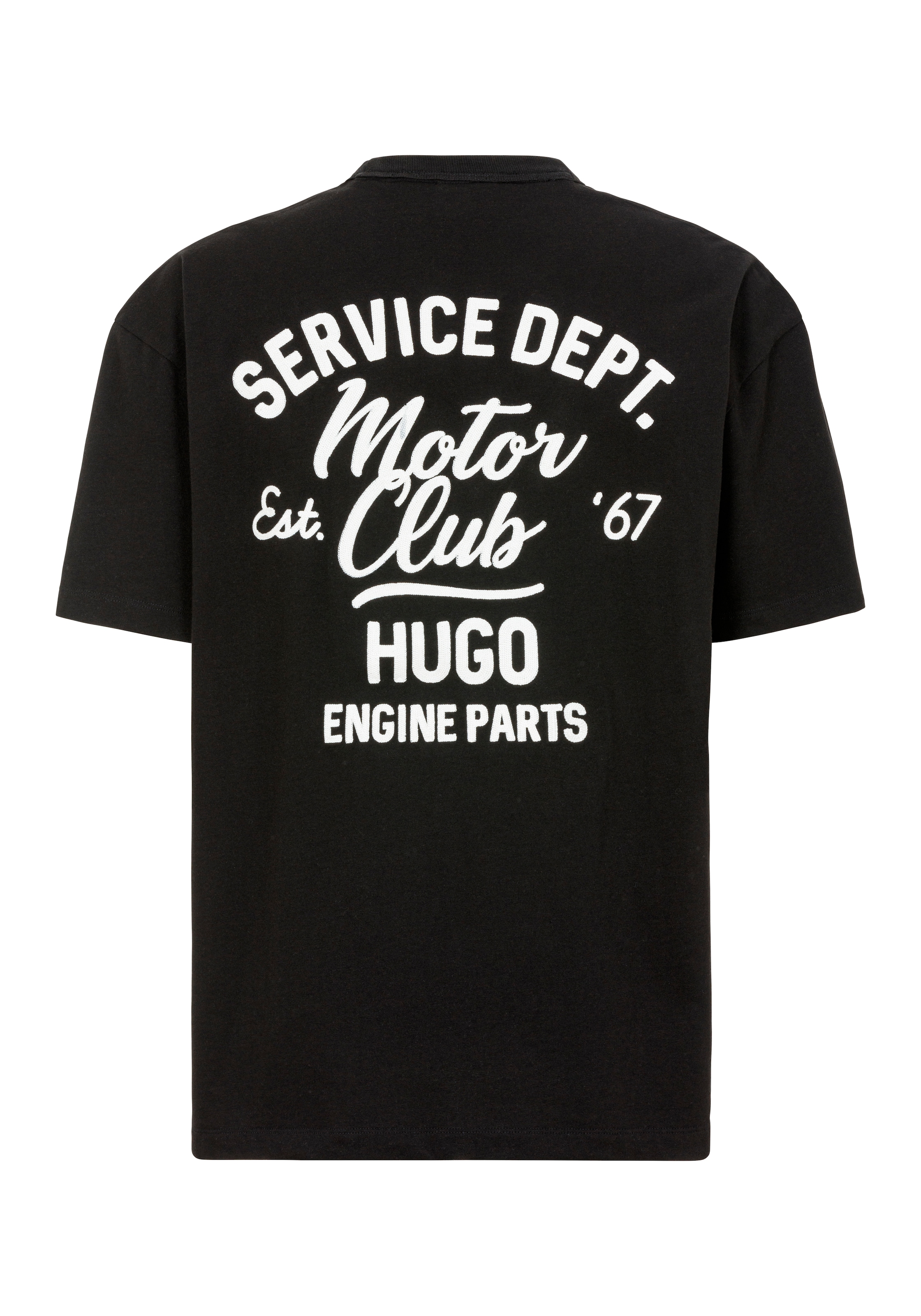 HUGO Blue T-Shirt »Nampie«, mit großem Aufdruck