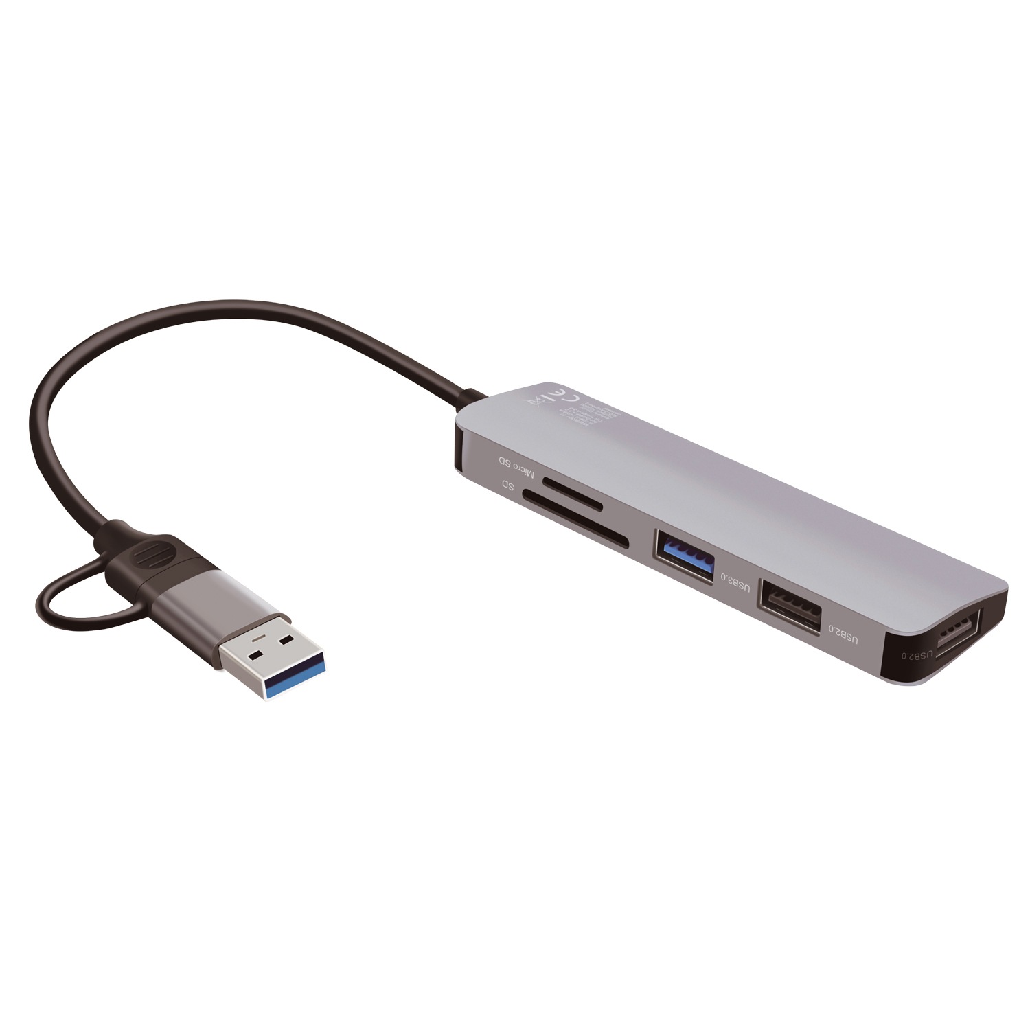 4smarts Laptop-Dockingstation »5 in1 Universal Mulitport USB Hub«