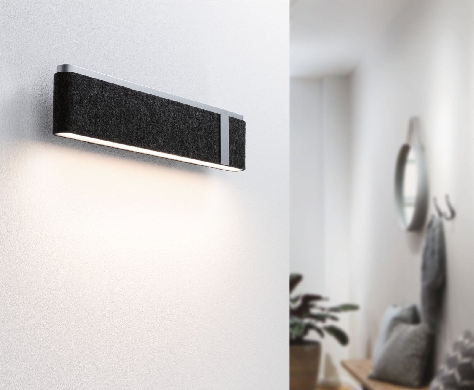 Paulmann LED Wandleuchte »Jagun 2700K 1250lm 230V 18W Anthrazit«, 1 flammig, 3-Step-Dim