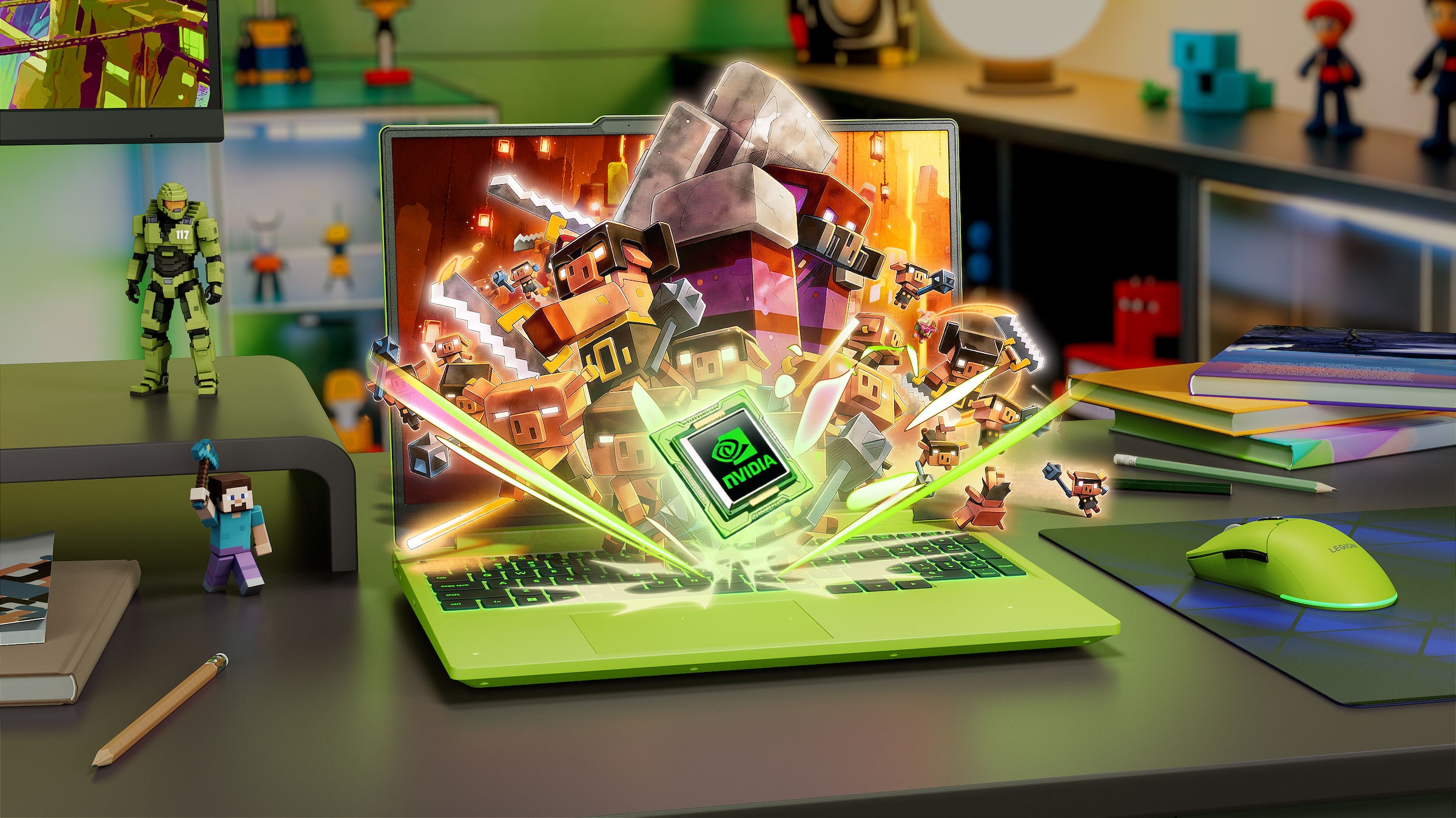 Lenovo Gaming-Notebook »LOQ 15AHP11 Limited Green Edition« 38,86 cm / 15,3 ″ AMD Ryzen 7 GeForce RTX 5060 512 GB SSD