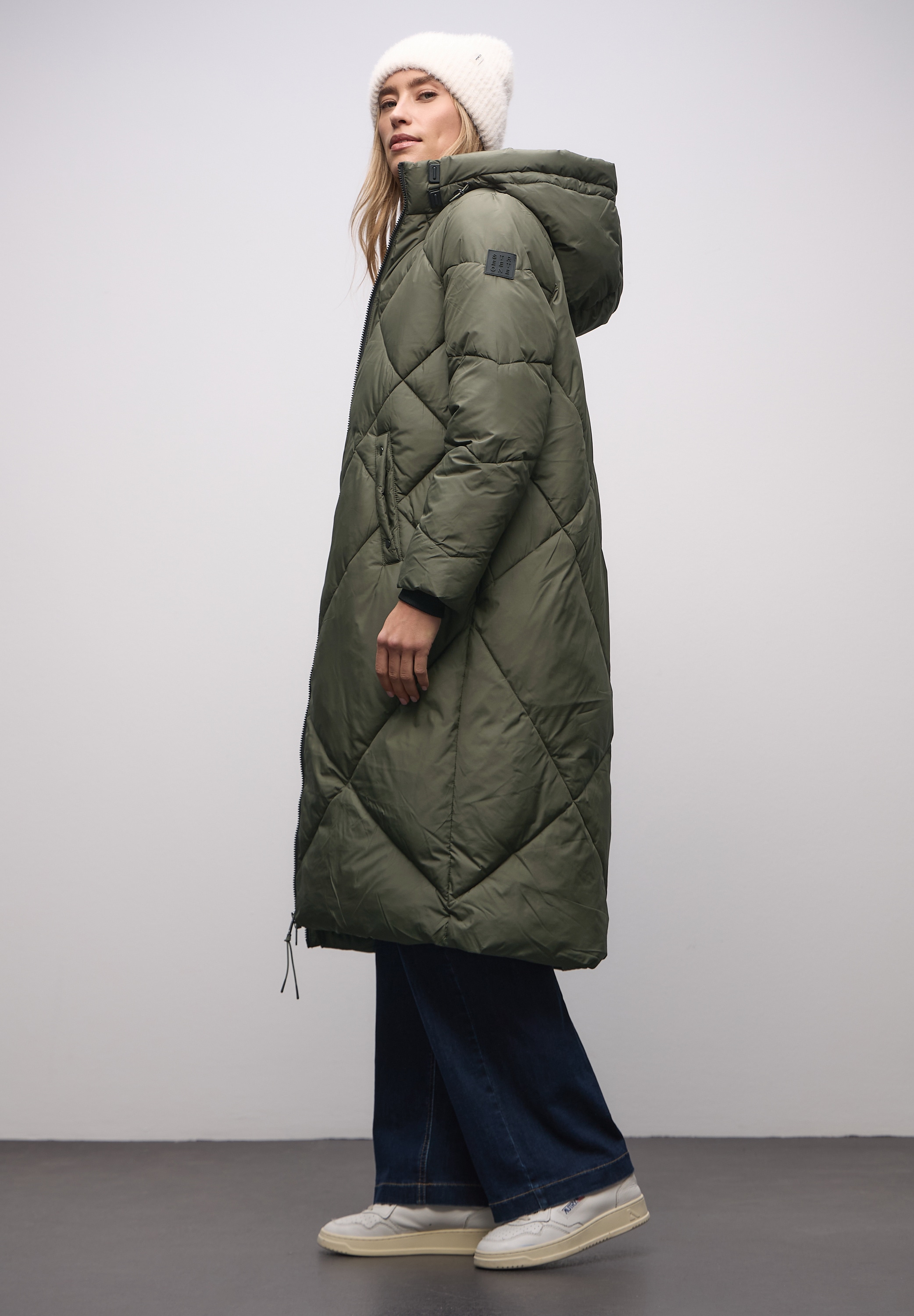 STREET ONE Steppjacke mit Kapuze Winterjacke mit Kapuze