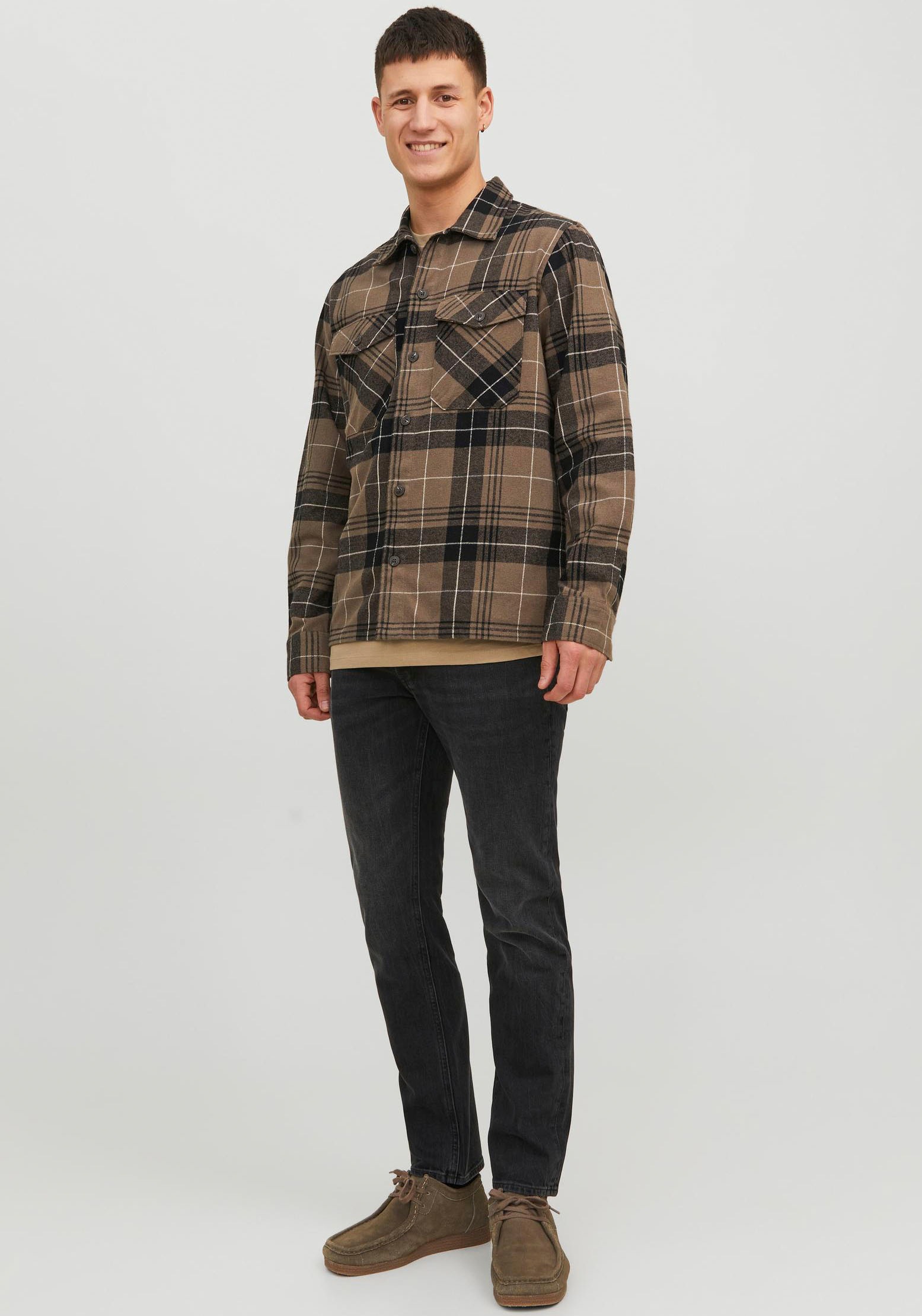 Jack & Jones Tapered-fit-Jeans »JJIMIKE JJORIGINAL CJ SN«, mit Five-Pocket-Design
