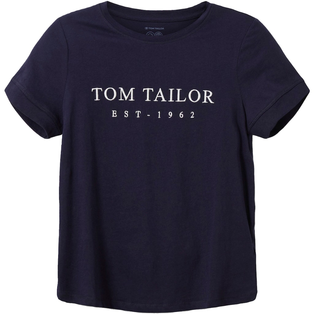 TOM TAILOR T-Shirt »T-Shirt Logoprint«