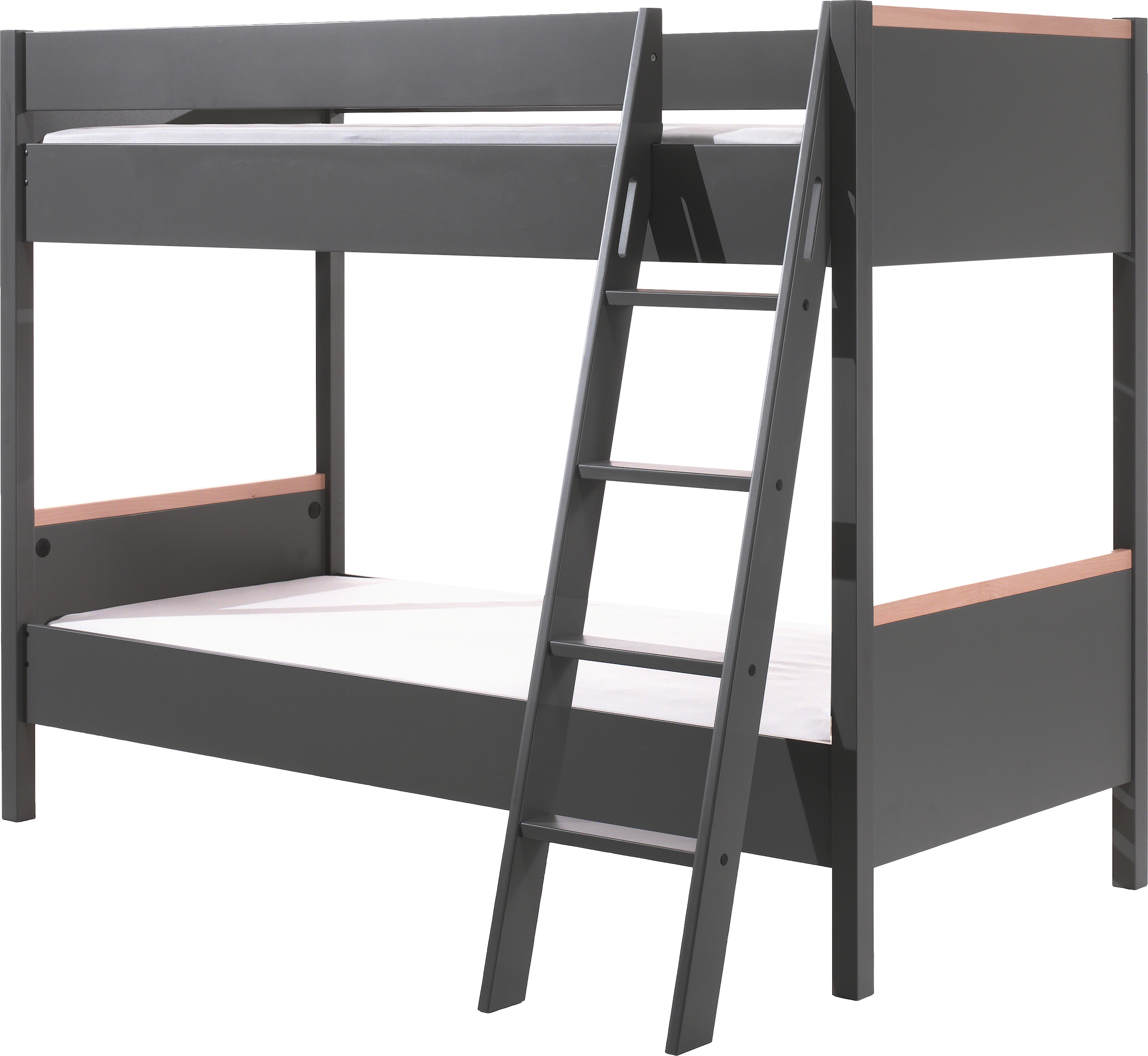Vipack Etagenbett »London«, (Made in Europe), mit Melamin-Oberfläche und Rollrost