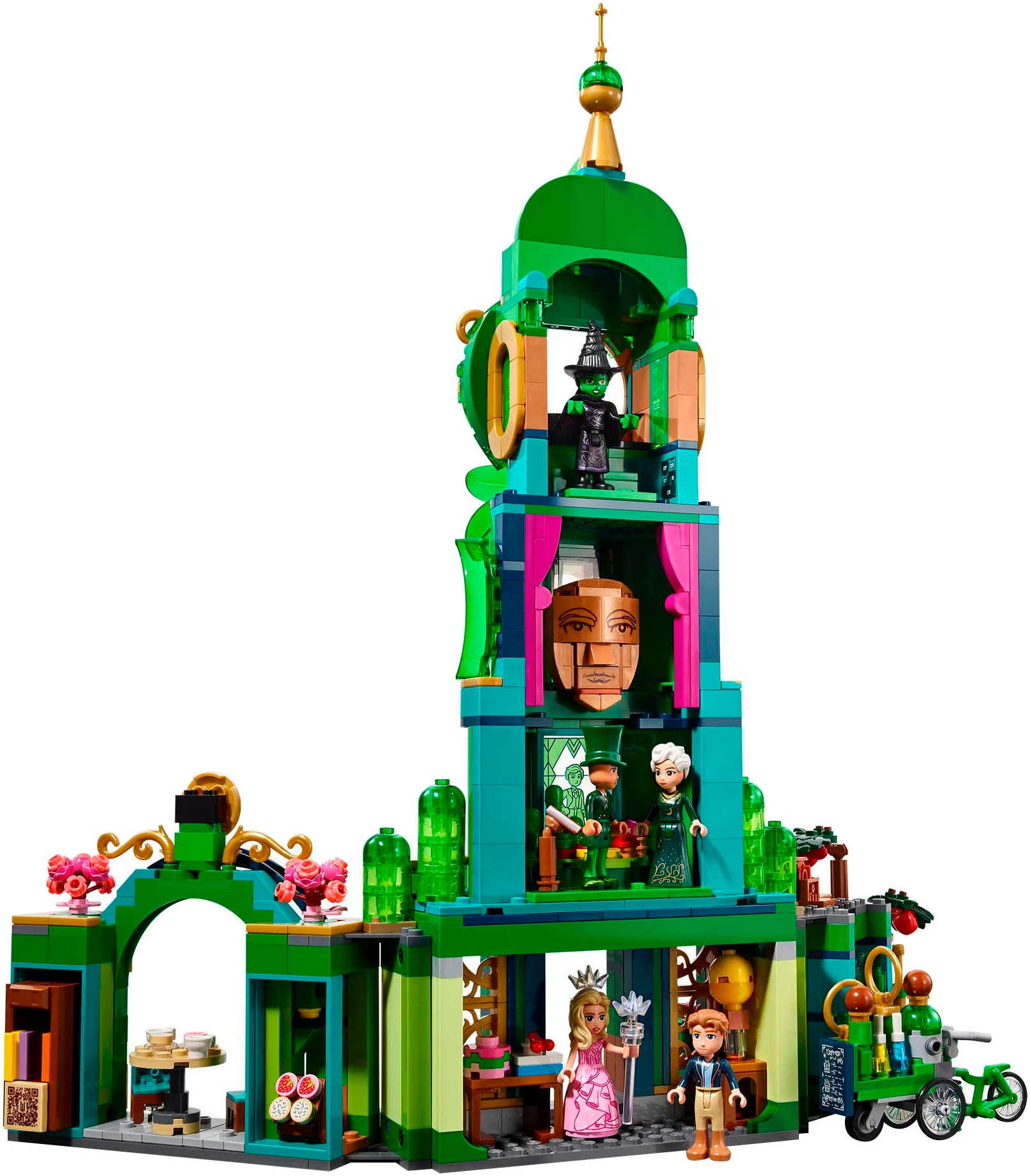 LEGO® Konstruktionsspielsteine »Willkommen in Emerald City (75684), LEGO Wicked«, (945 St.), Made in Europe