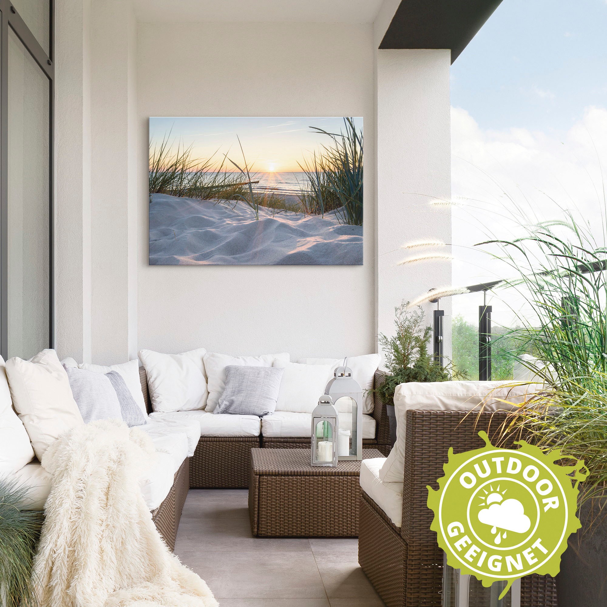 Artland Wandbild »Ostseestrand« Strand 1 Stk. tlg. als Alubild, Leinwandbild, Poster in verschied. Größen