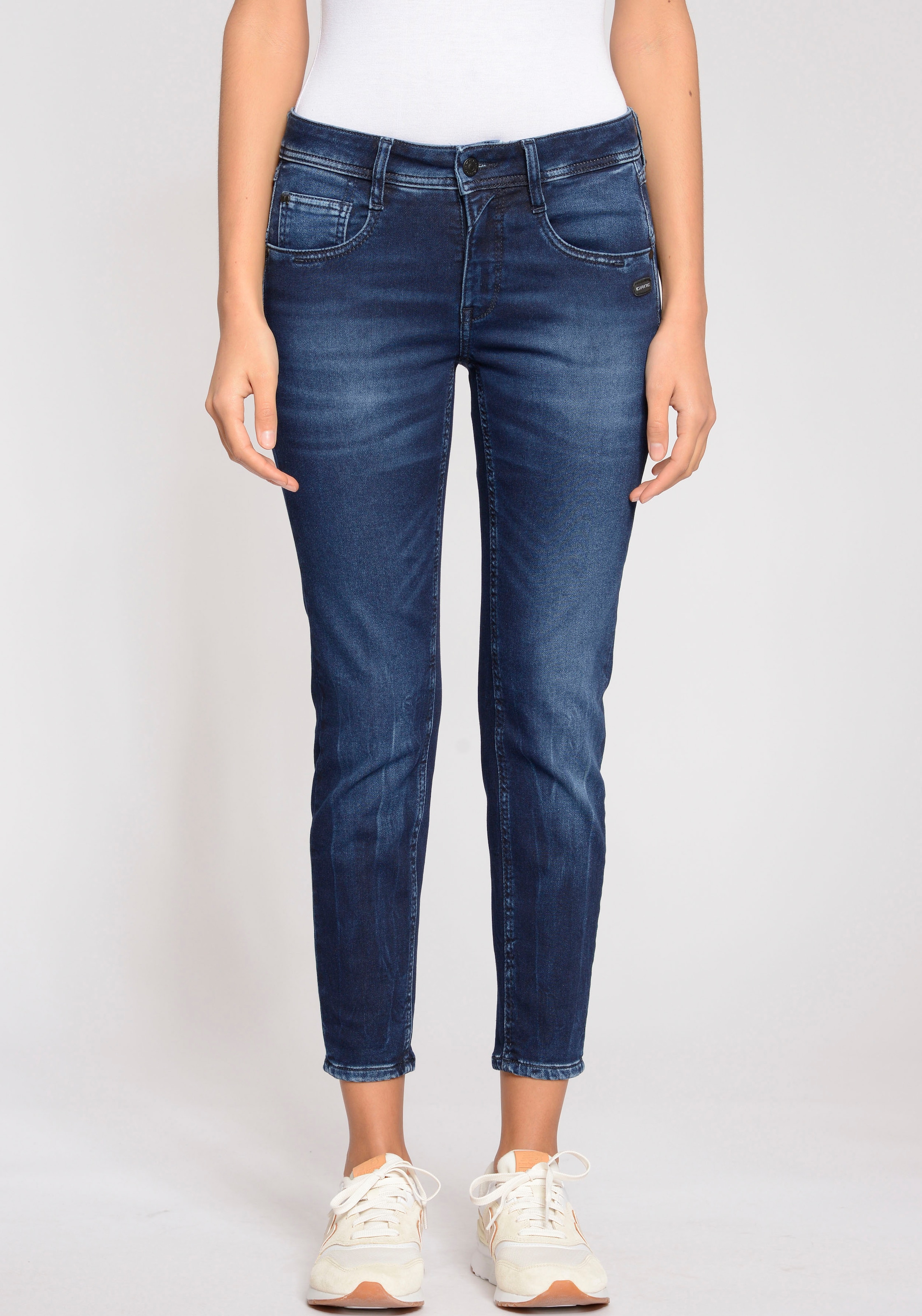 GANG Relax-fit-Jeans »94AMELIE CROPPED«, aus weicher Cord-Qualität