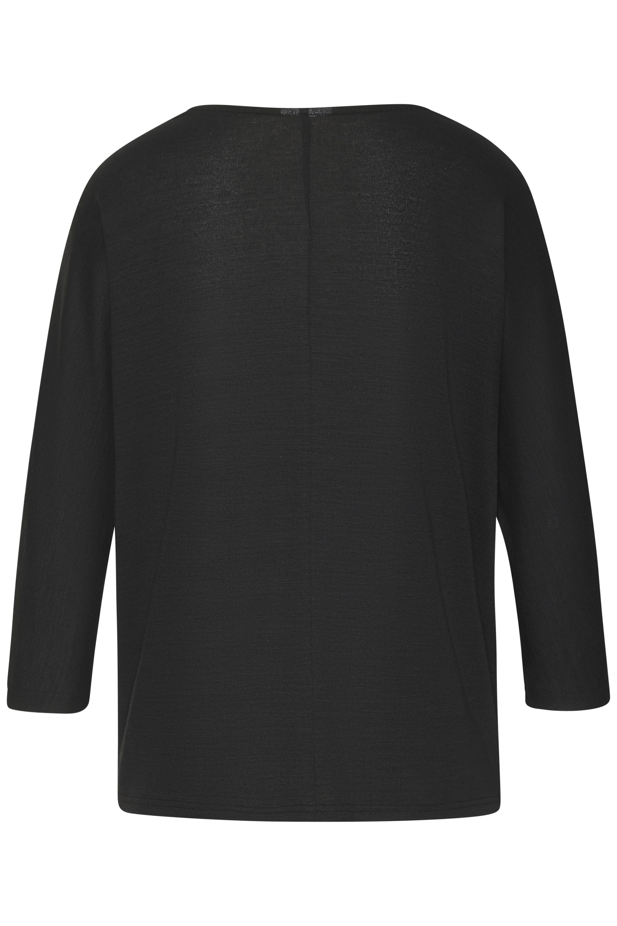 LASCANA Rundhalsshirt »mit funkelnden Strass-Steinen« aus weichem Viskose-Strick