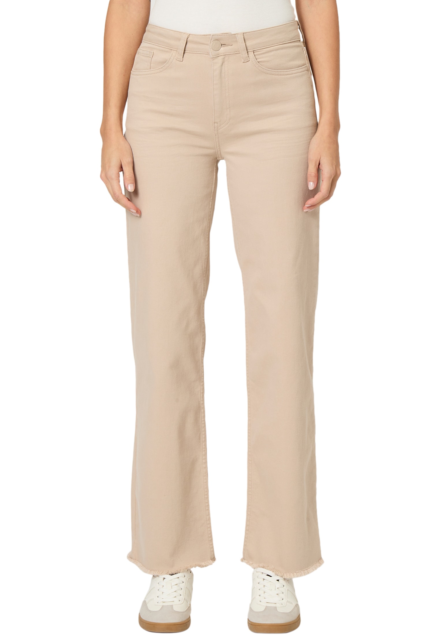 Zero Webhose »Jeans Wide Leg Style WITNEY beige 32 Inch«