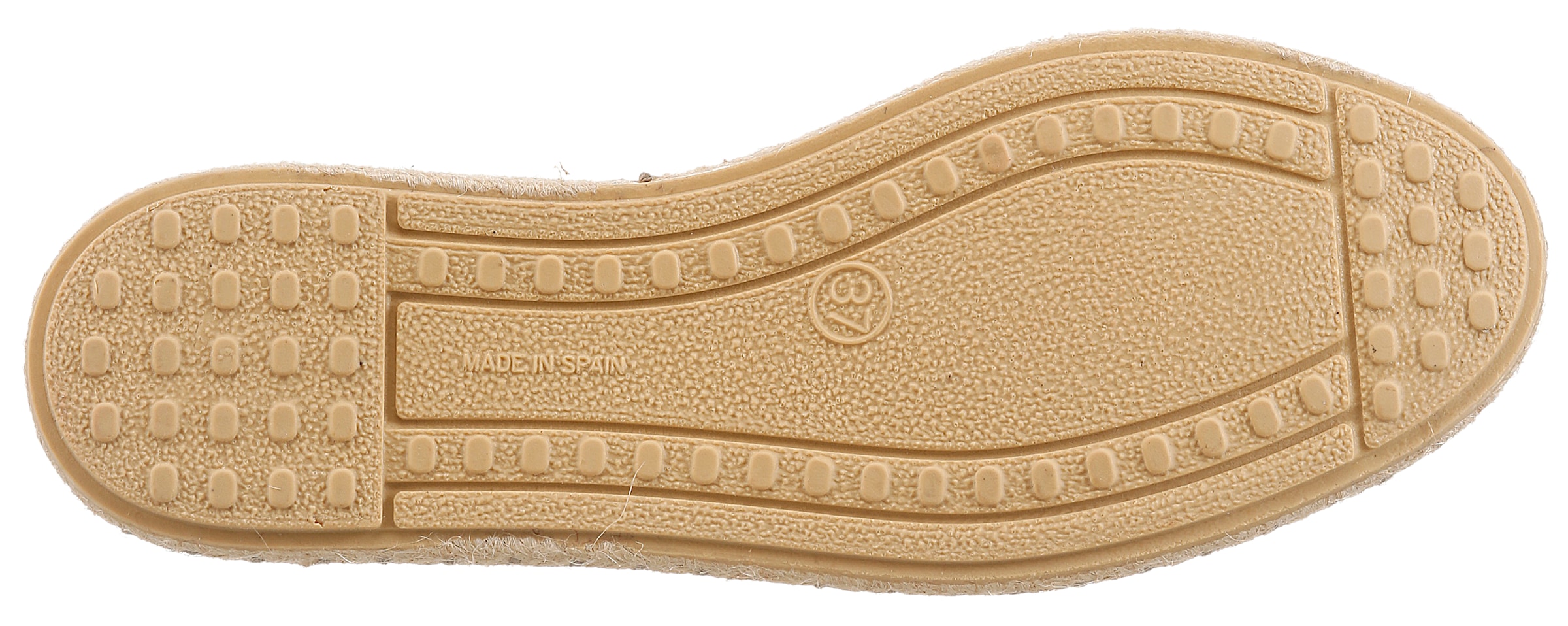 VERBENAS Espadrille »CRUZ SERRAJE«  Sommerschuh, Flat, Slipper, Ballerina in asymmetrischem Look