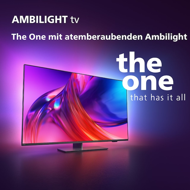 Philips LED-Fernseher »65PUS8808/12«, 164 cm/65 Zoll, 4K Ultra HD, Android  TV-Smart-TV-Google TV ➥ 3 Jahre XXL Garantie | UNIVERSAL