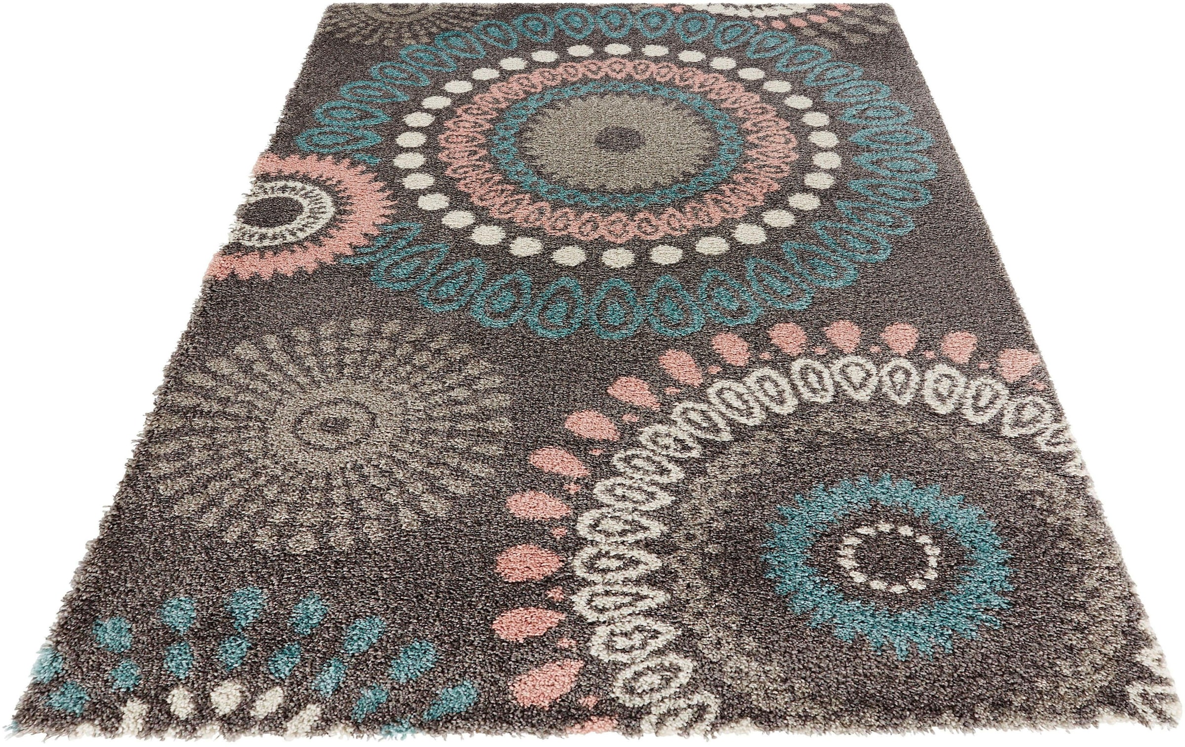 HANSE Home Hochflor-Teppich »Globe«, rechteckig, 35 mm Höhe, Langflor, Mandala Optik,... kaufen