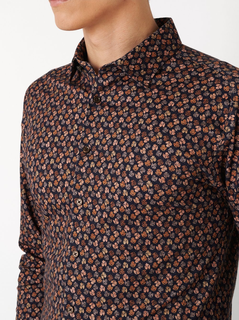 DESOTO Langarmhemd »Jersey Casual Kent«