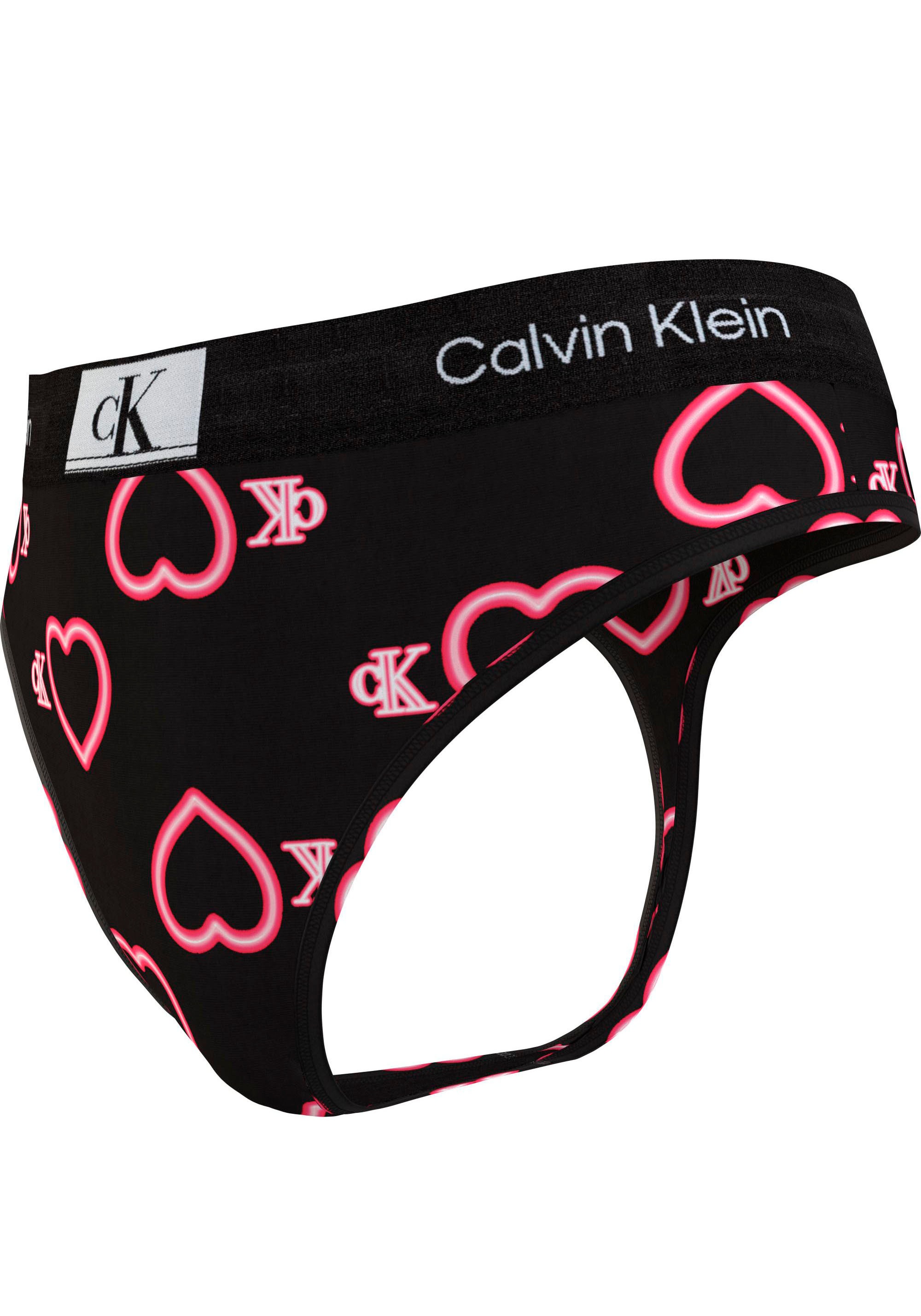 Calvin Klein T-String »MODERN THONG«, mit sportlichem Elastikbund bei ♕ | Unterhosen