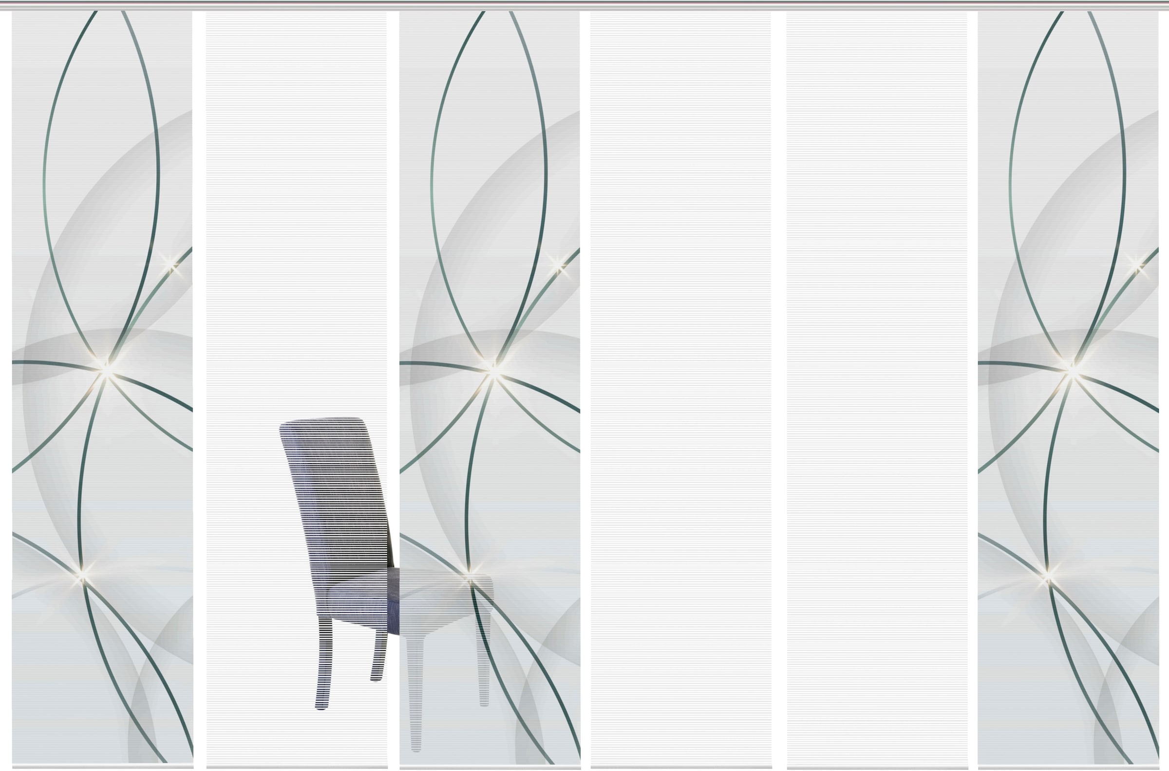 Vision S Schiebegardine »BLINKI« Paneelwagen 1 Stk. tlg. DIGITALDRUCK