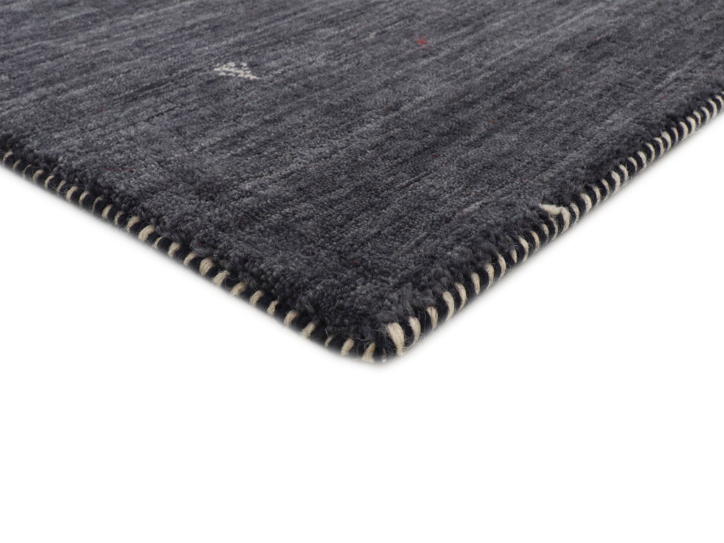 carpetfine Wollteppich »Gabbeh Uni, auch als Läufer und Rund erhältlich«, rechteckig, 15 mm Höhe, reine Wolle, handgewebt, Gabbeh Loom Tiermotiv, große Farbauswahl