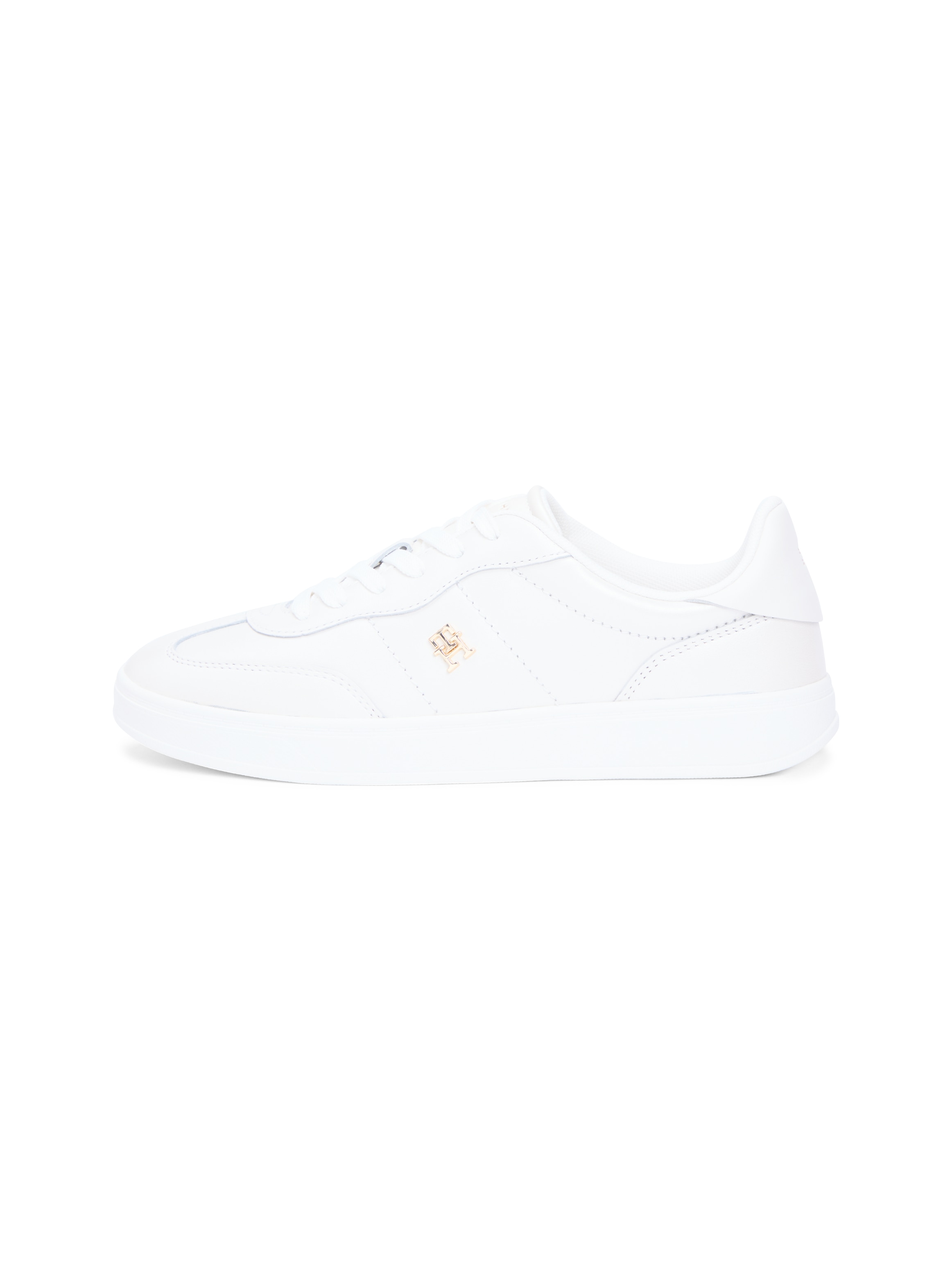 Tommy Hilfiger Plateausneaker »TH HERITAGE SHINY SNEAKER«  Freizeitschuh, Halbschuh, Schnürschuh mit seitlichem TH-Schmucklogo
