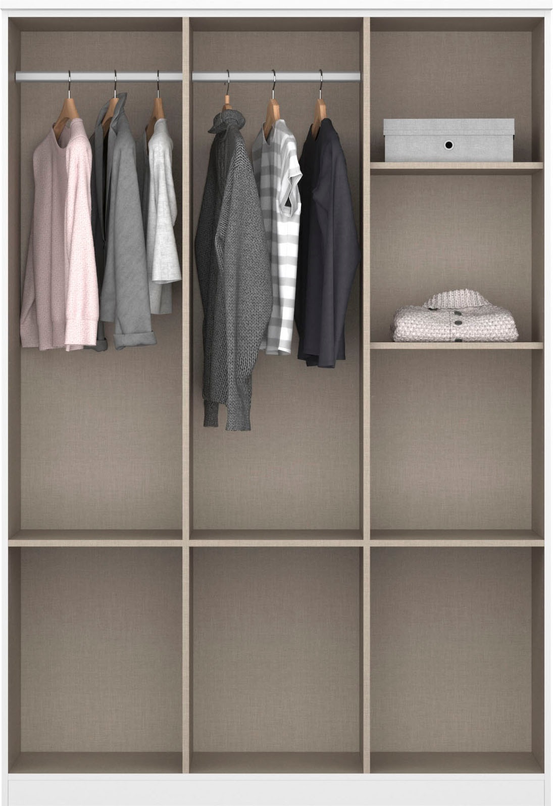 rauch Kleiderschrank »Kleiderschrank Schrank Garderobe deckenhoher Schrank BREMEN«, in vielen Farben und Ausführungen MADE IN GERMANY