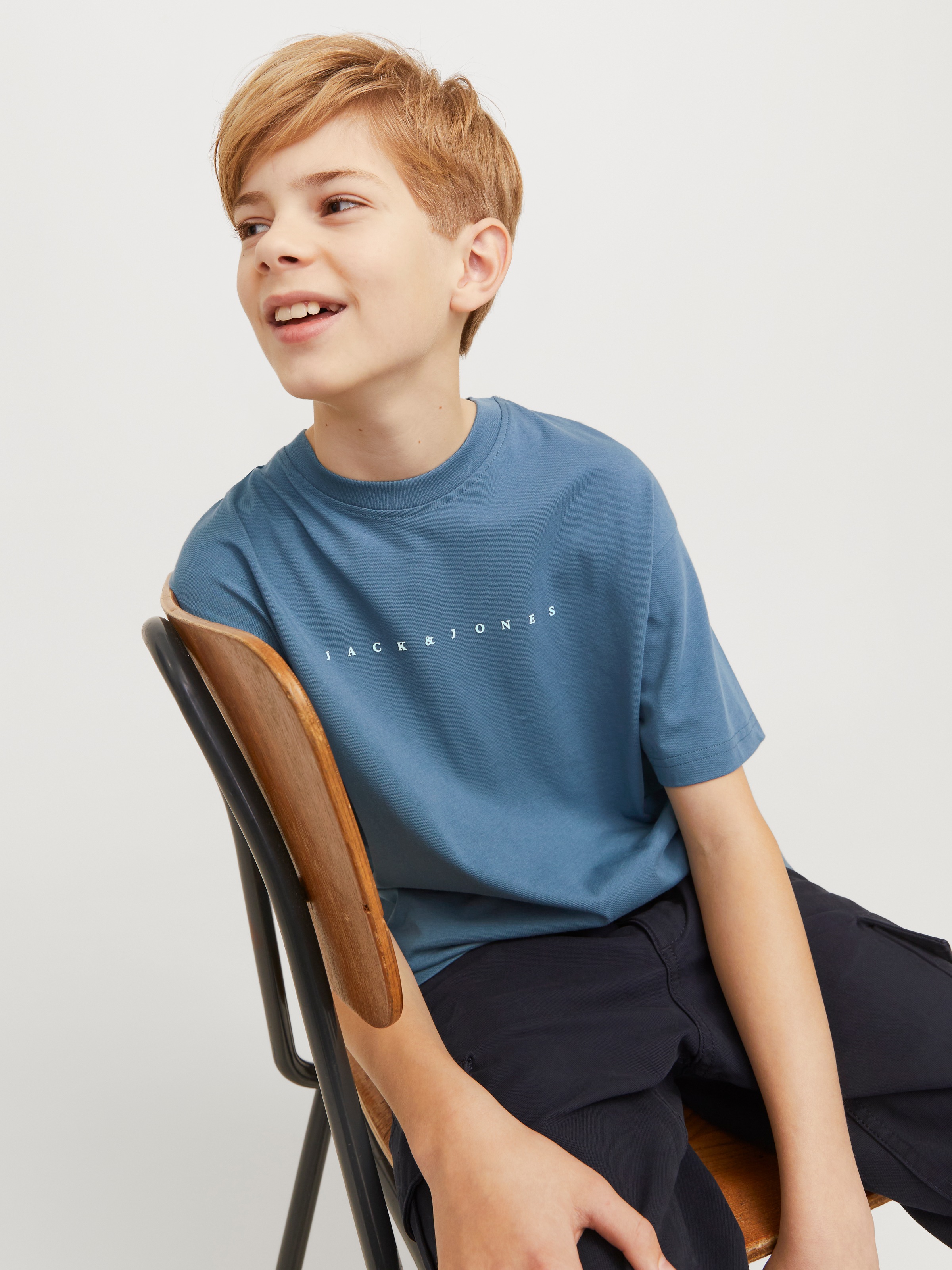 Jack & Jones Junior Kurzarmshirt »JJESTAR lässig, weich, atmungsaktiv, stylisch«, bedruckt, casual, relaxed fit, Rundhals
