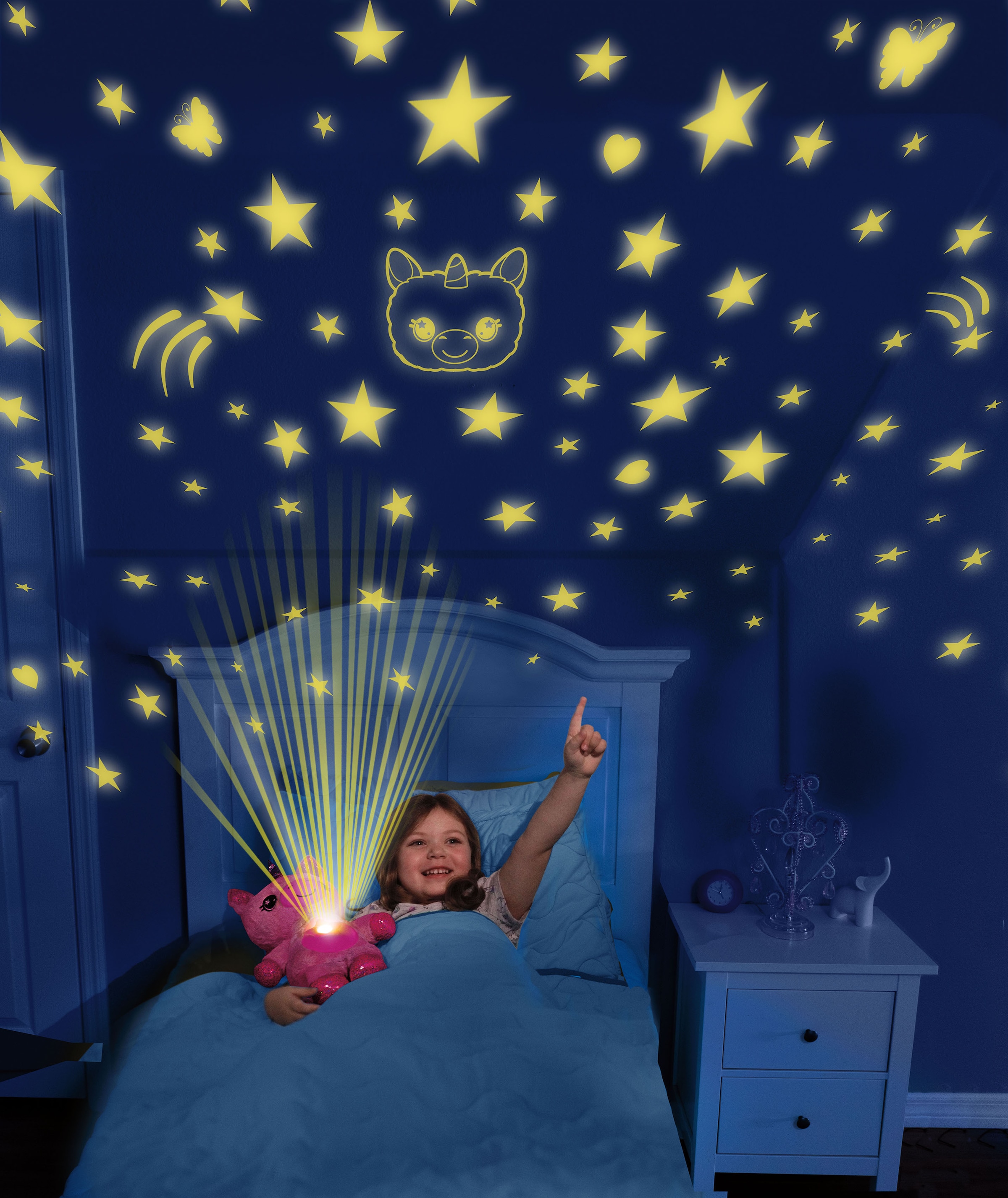 MediaShop Plüschfigur »Star Belly Dream Light - Magisches Einhorn«, mit Nachtlichtfunktion