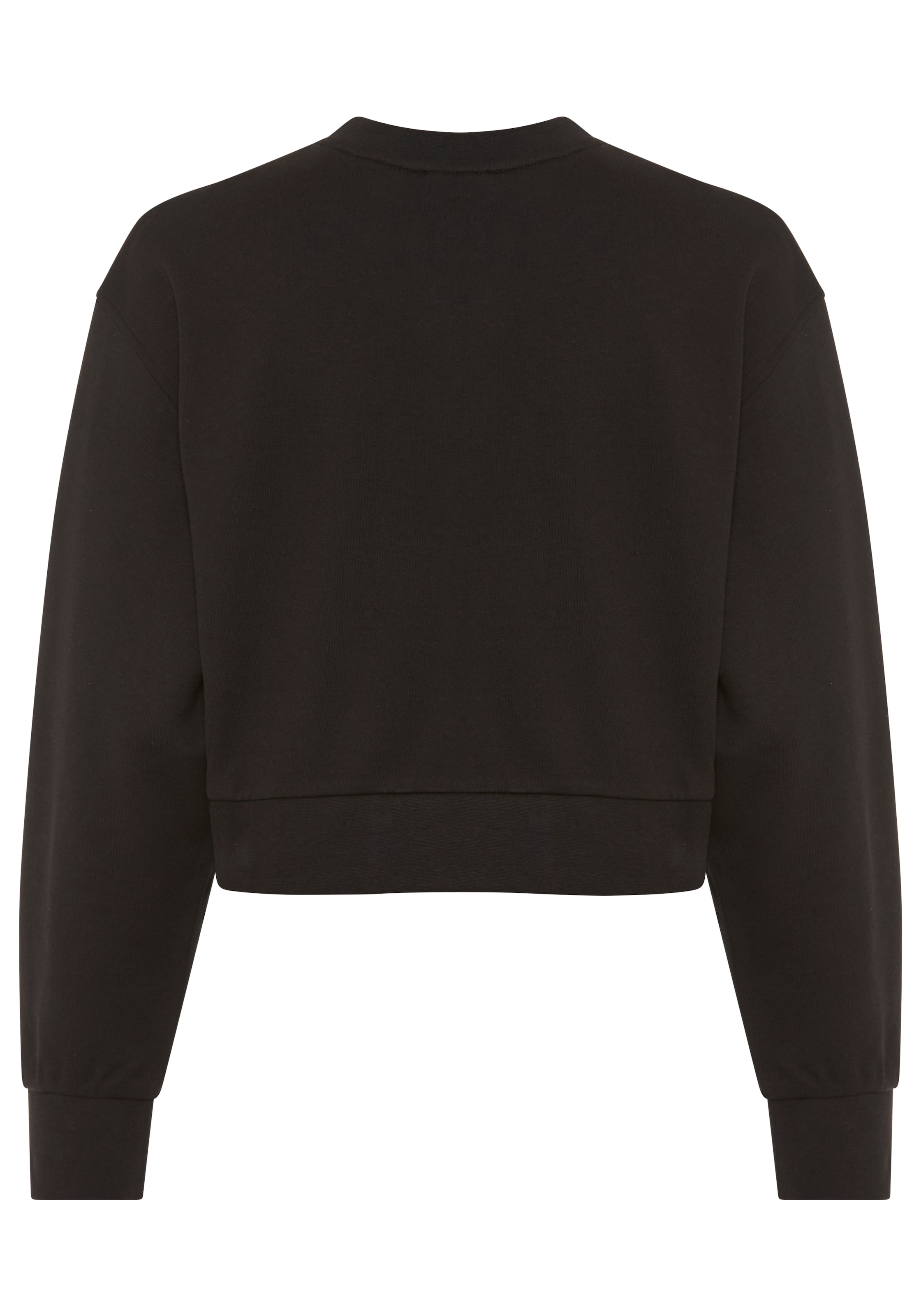 Calvin Klein Jeans Sweatshirt »FRENCH TERRY WOVEN LABEL CREW«, Regular fit mit Rundhalsausschnitt

