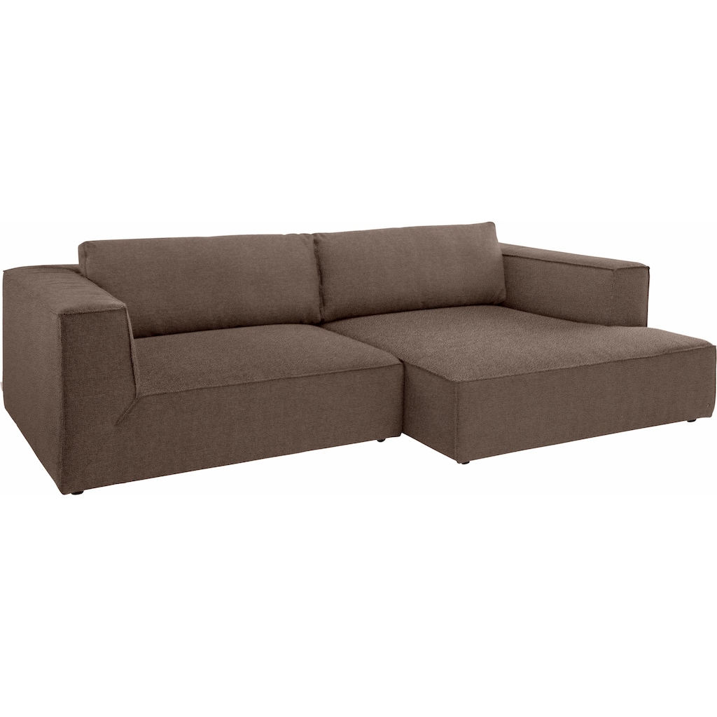 TOM TAILOR HOME Ecksofa »Big Cube Style«, (2 St.), mit cleanen Stegkissen, extra große Sitztiefe, Breite 270cm