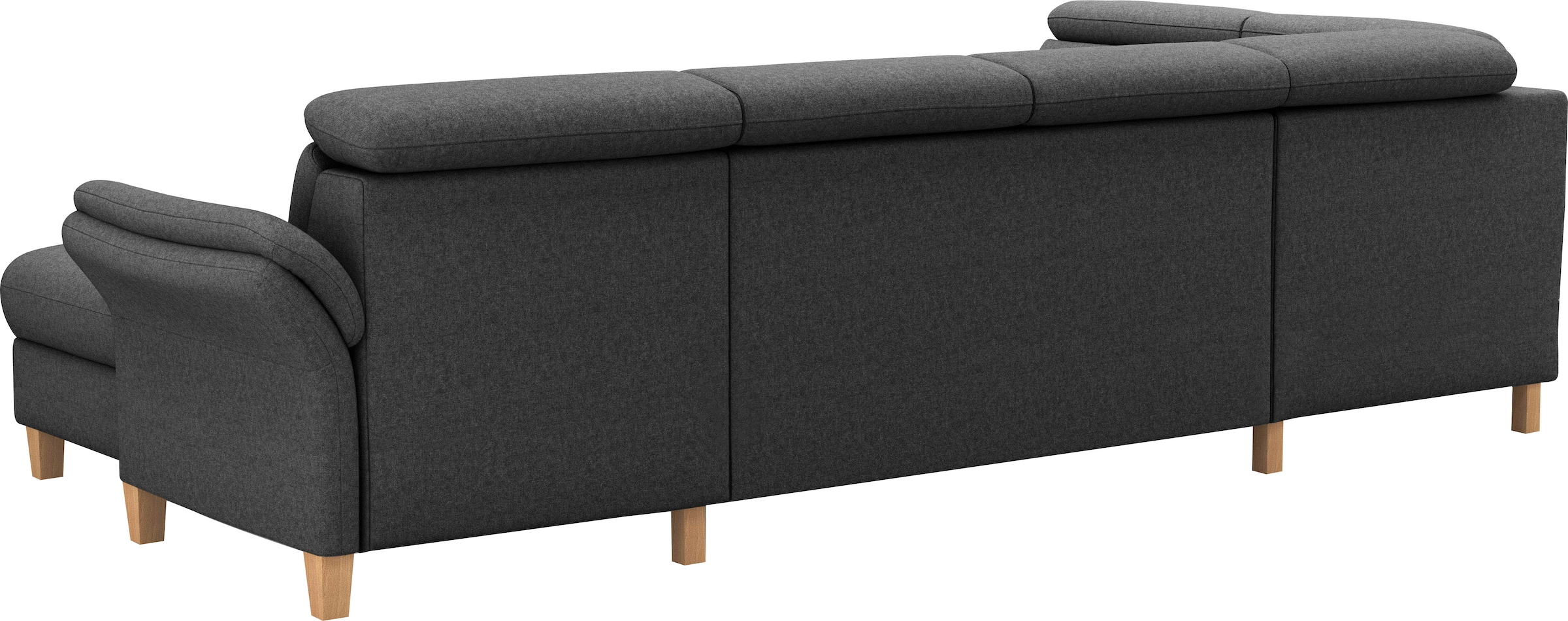 Home affaire Wohnlandschaft »Glendale, U-Form« inkl. Kopfteilverstellung, wahlweise mit Vorziehsitz und Bettkasten