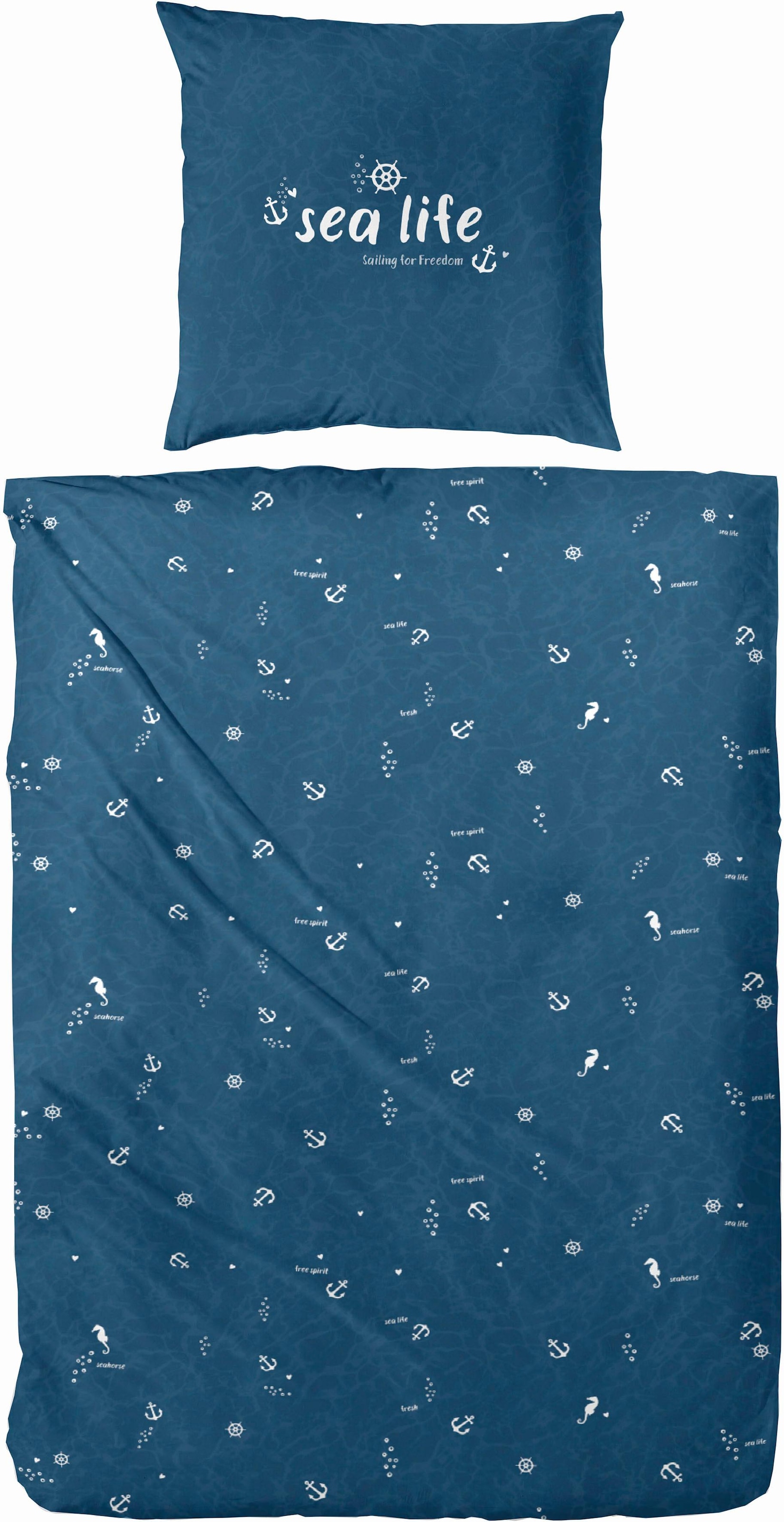 Primera Bettwäsche »Sealife«, mit maritimen Motiven