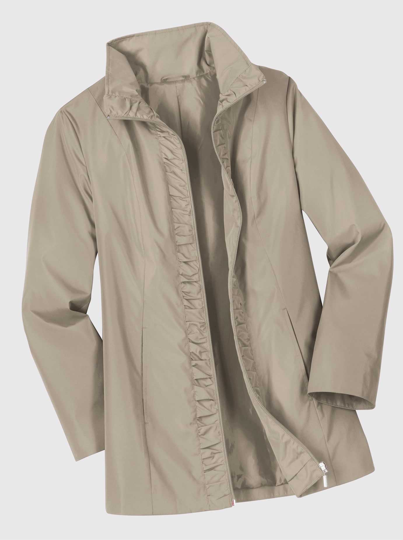 Classic Basics Langjacke ohne Kapuze