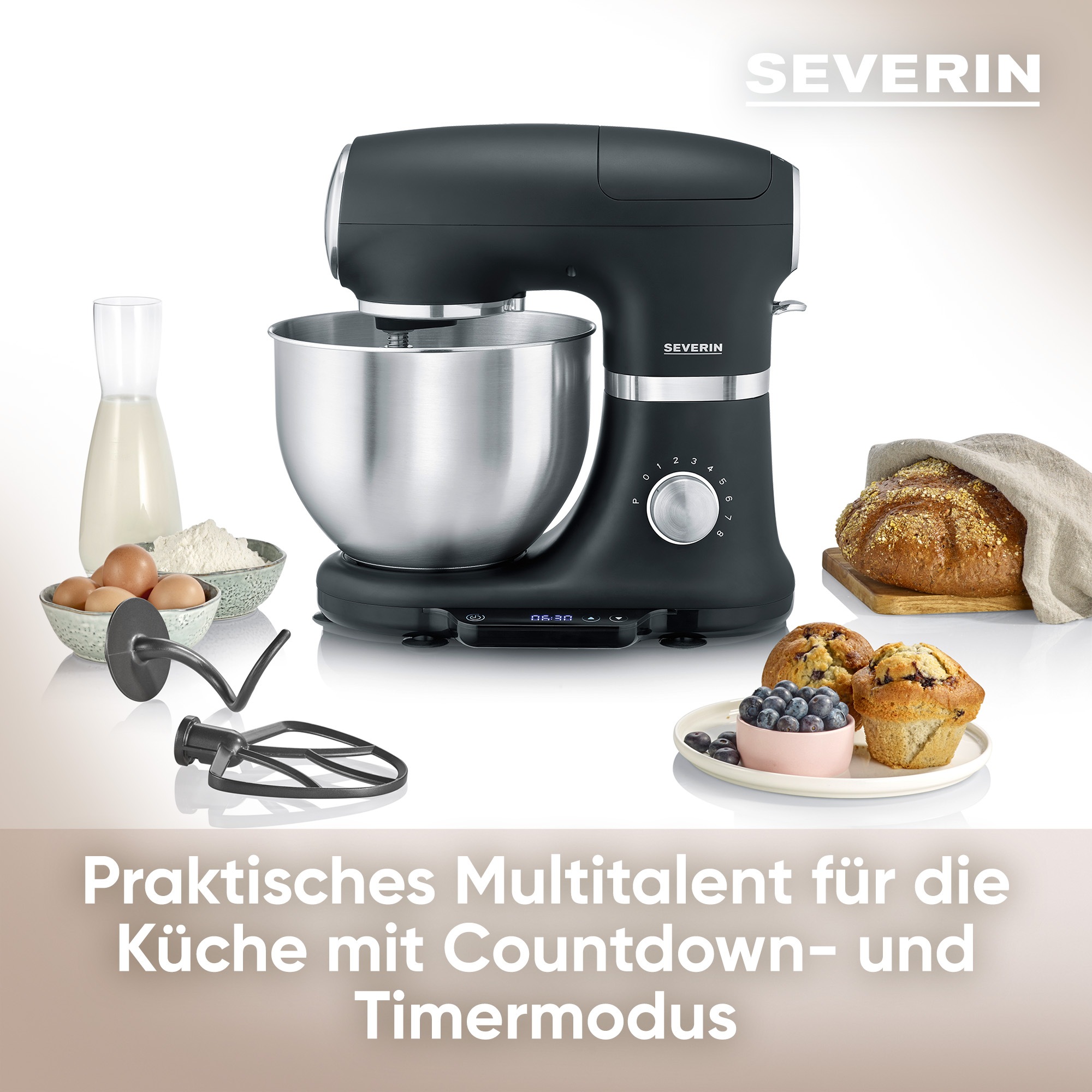 Severin Küchenmaschine »KM 3898 mit integrierter Waage«