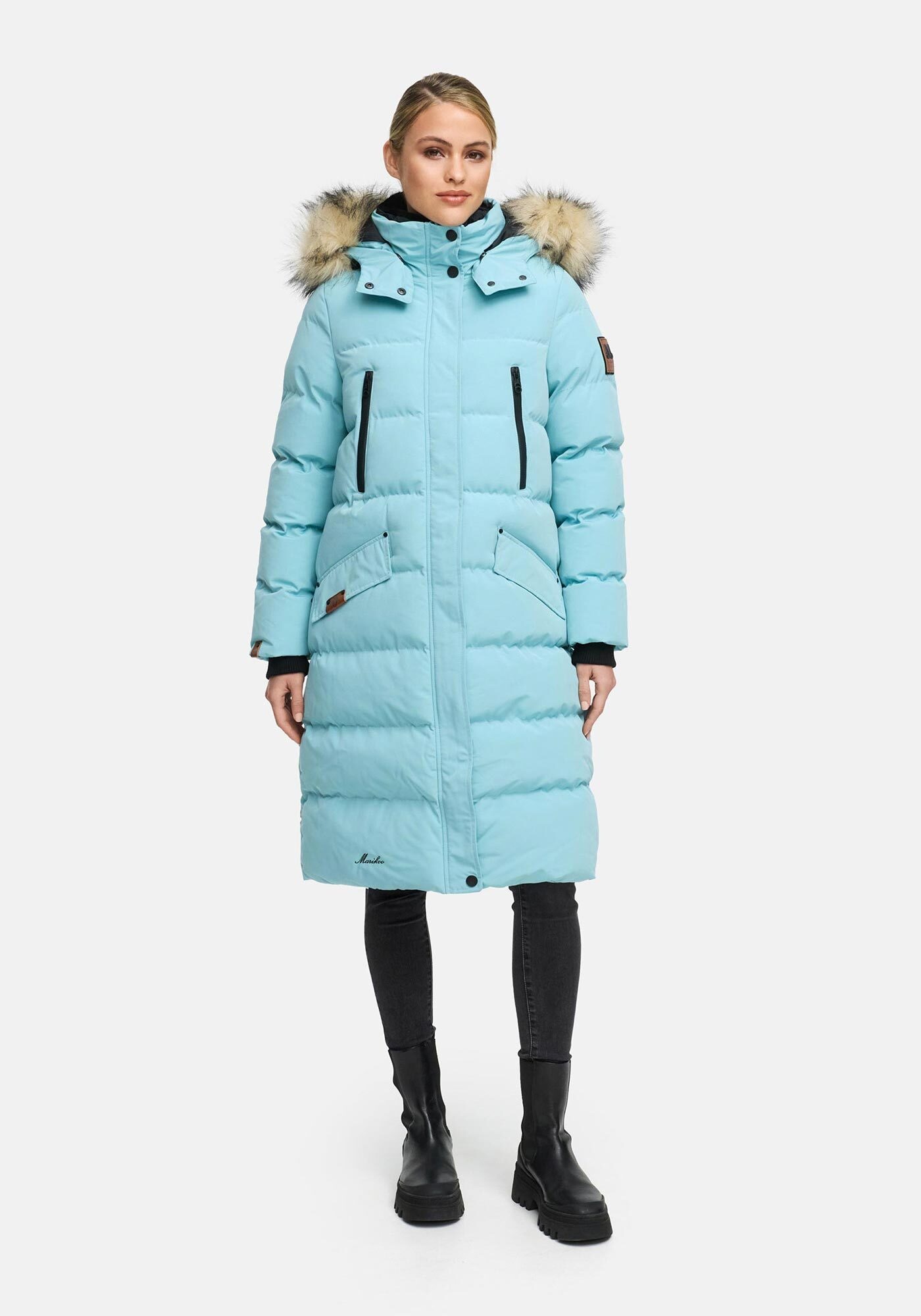 Marikoo Winterjacke »Marikoo Schneesternchen Damen Winter Steppjacke B890«