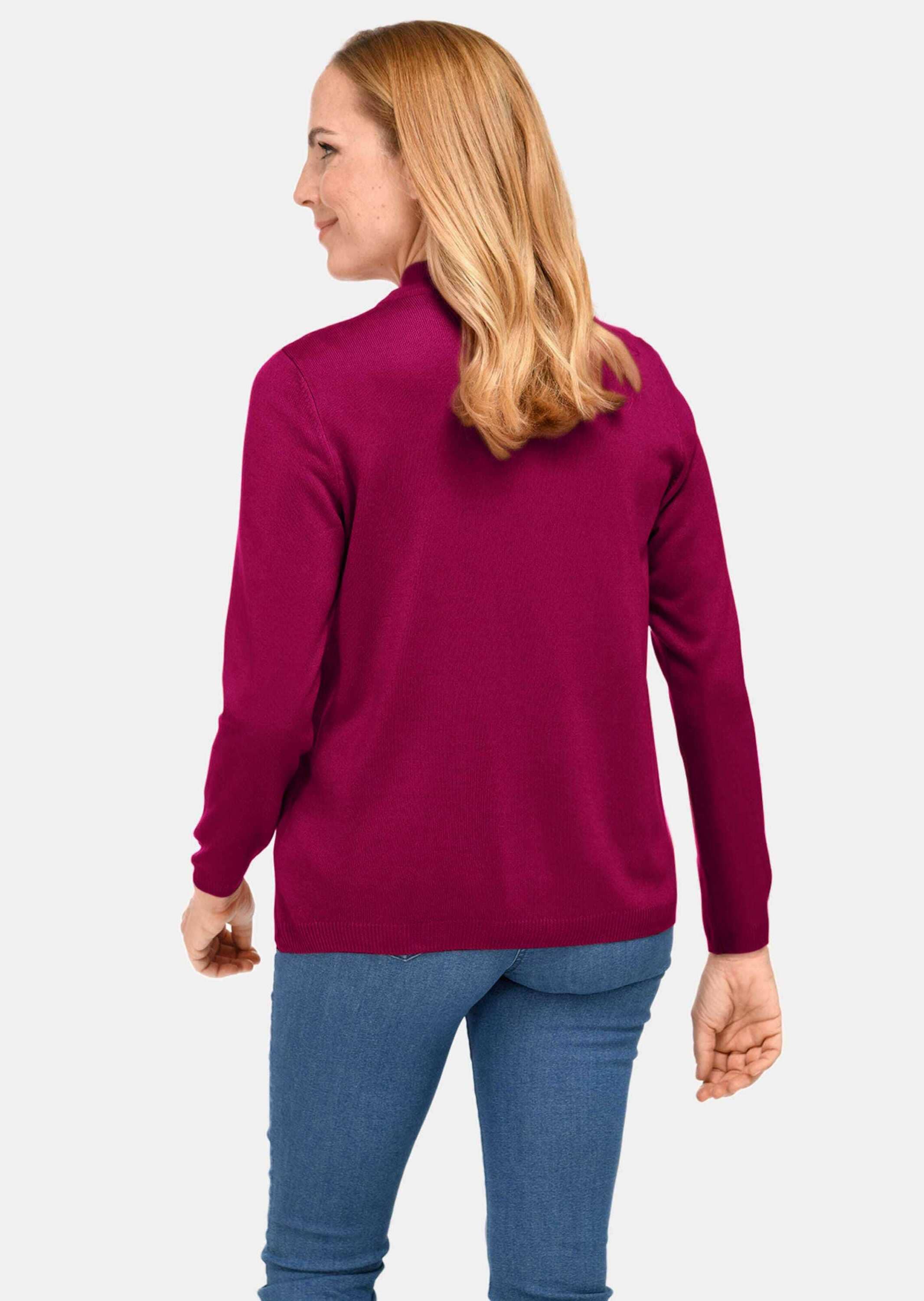 GOLDNER Strickpullover »Strickset aus Jacke, Halbarmpullover« Ohne