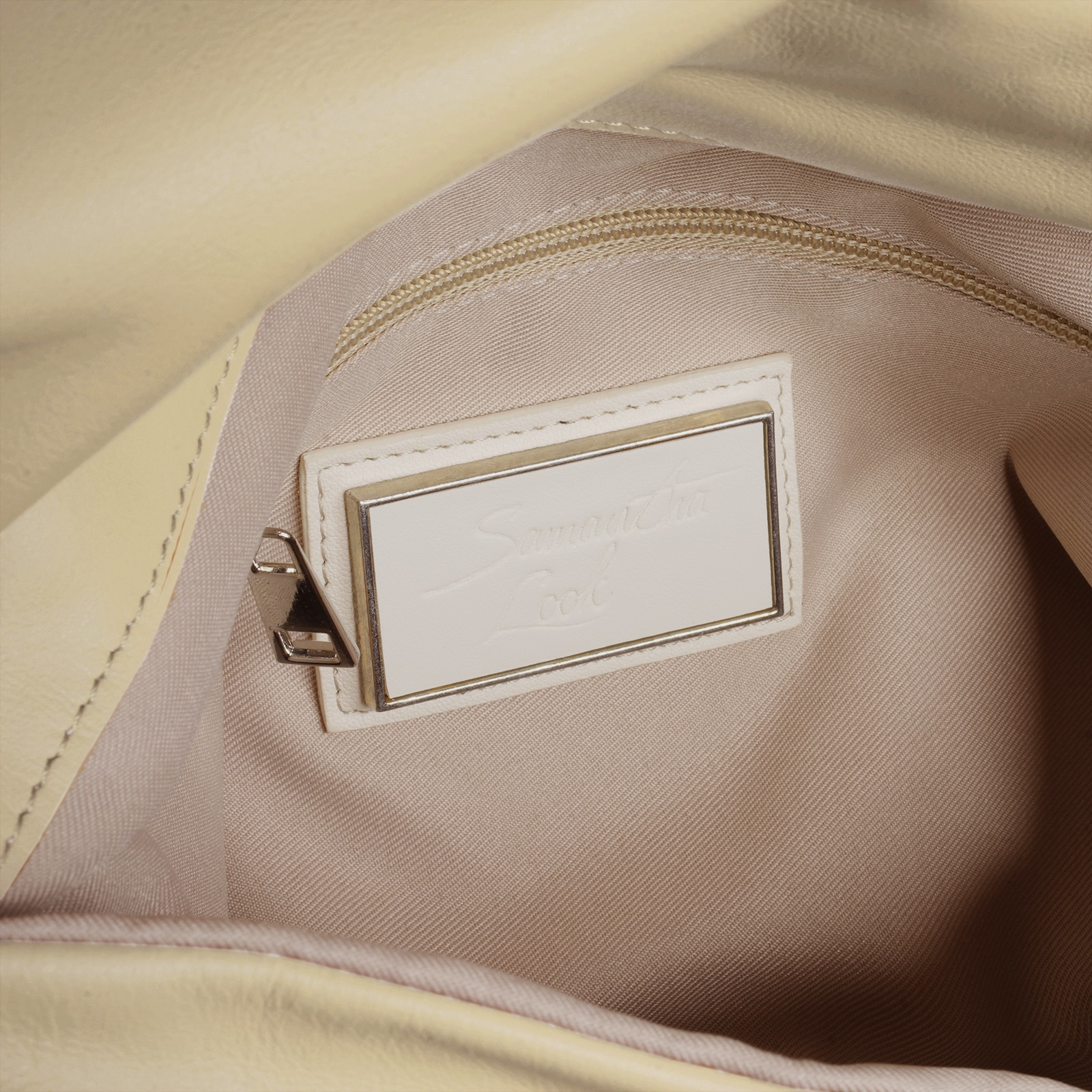 Samantha Look Henkeltasche, echt Leder, Made in Italy