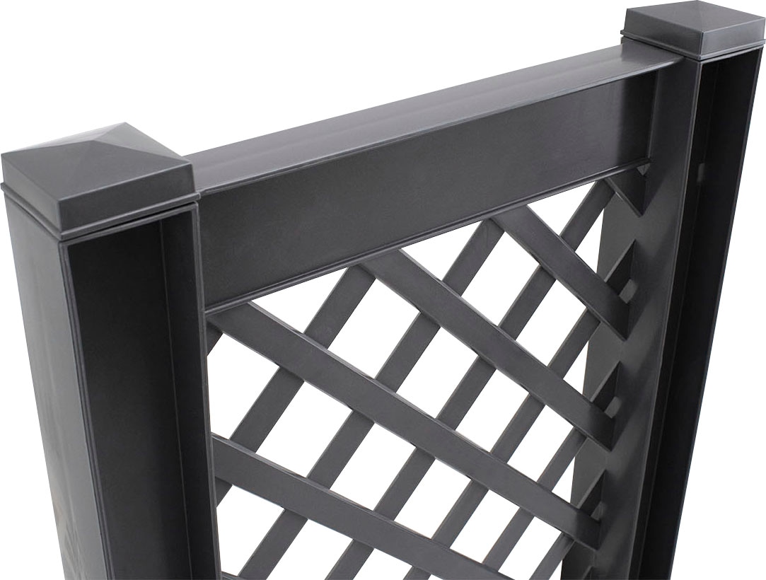 KHW Spalier, BxTxH: 43x6x140 cm, anthrazit
