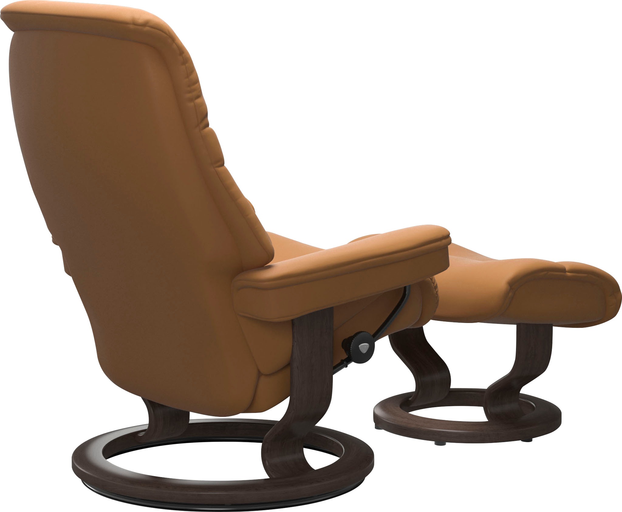 Stressless® Relaxsessel »Sunrise«, (Set, Relaxsessel mit Hocker), mit Classic Base, Größe L, Gestell Wenge