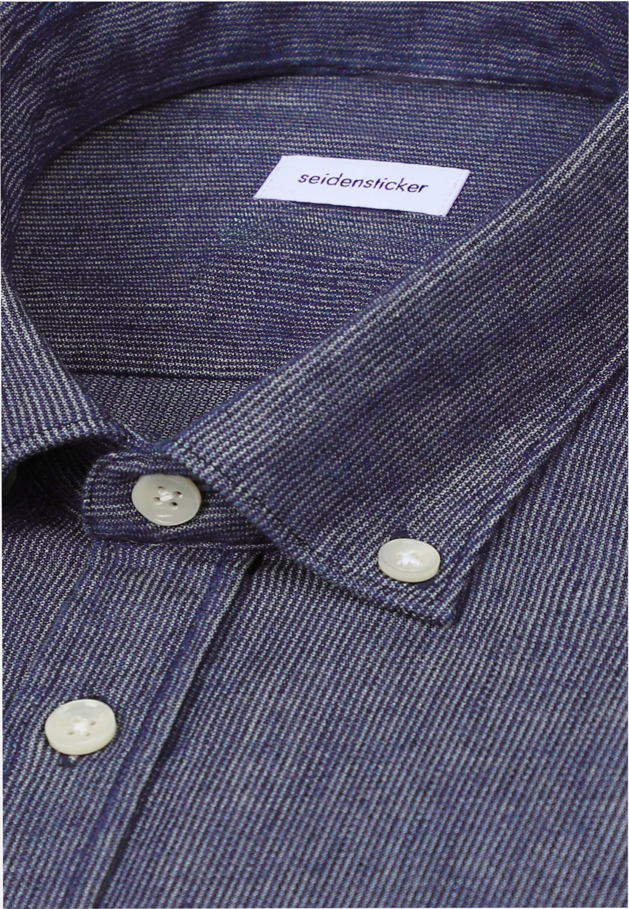 seidensticker Businesshemd Regular 1/1 Button-Down-Kragen Gestreift
