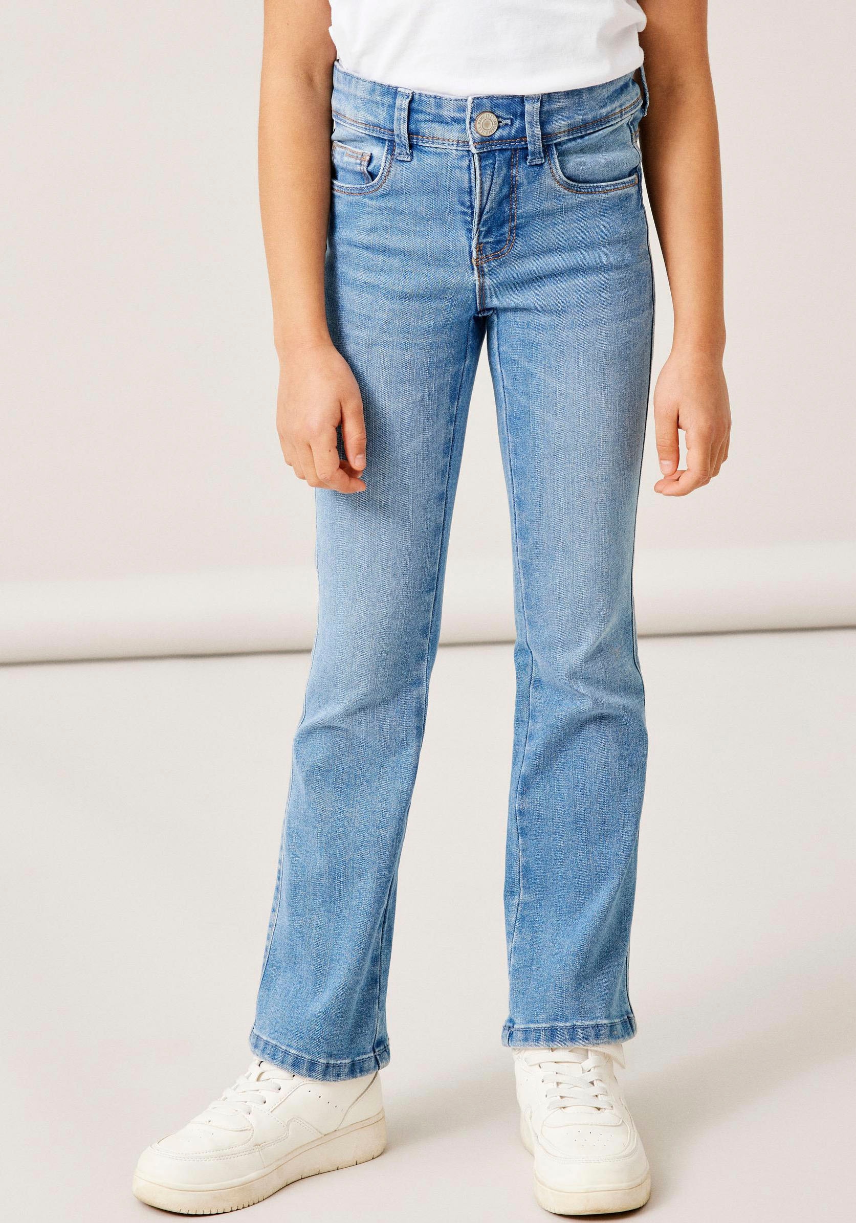 Name It Bootcut-Jeans »NKFPOLLY SKINNY BOOT JEANS 1142-AU NOOS« mit Stretch