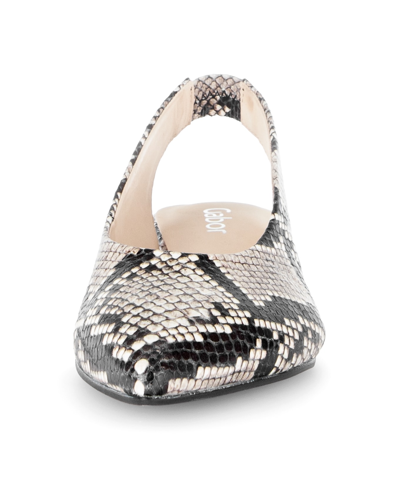 Gabor Slingpumps  Trichterabsatz, Businesschuh, Festtagsschuh in Snake-Optik