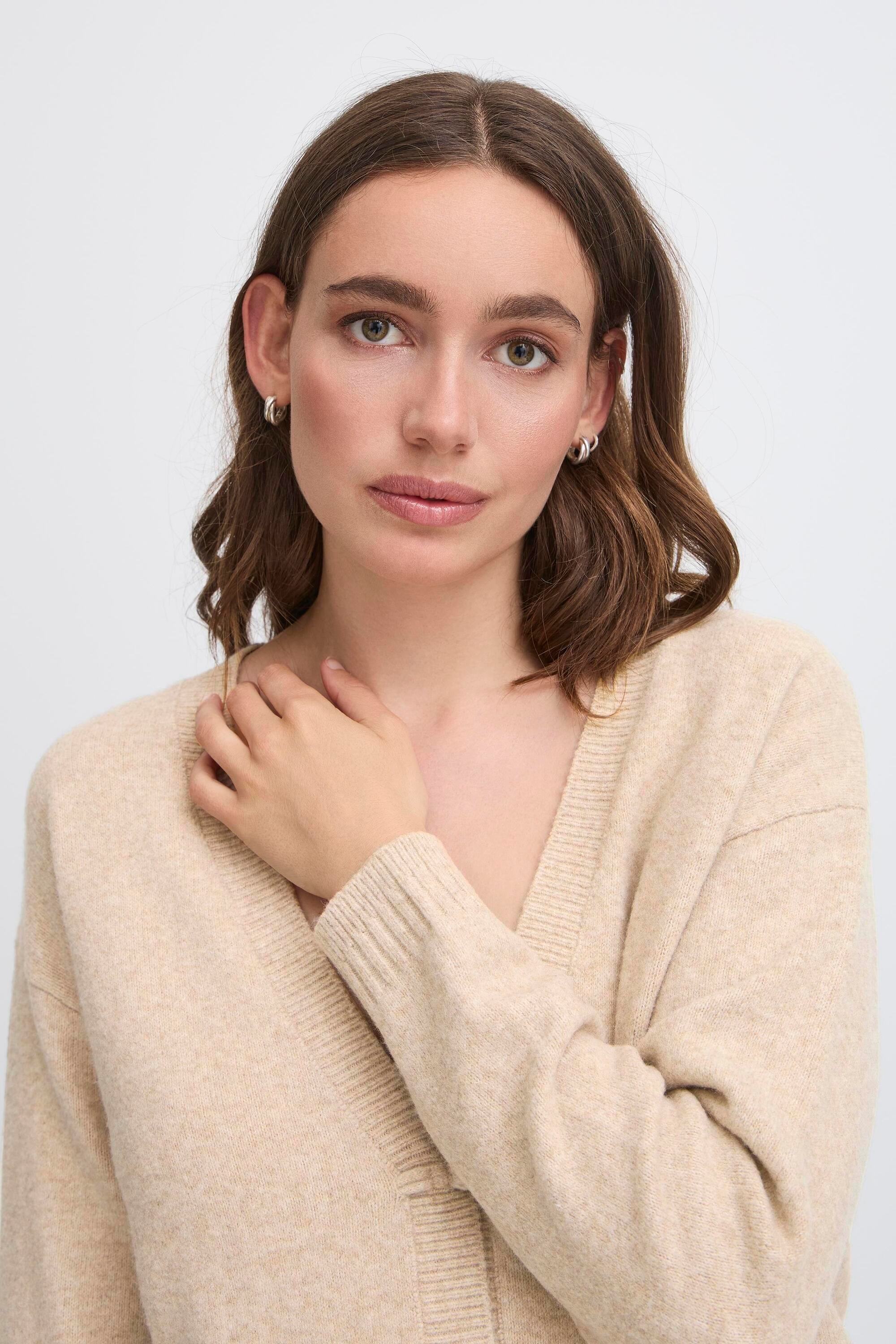 Ichi Strickjacke »Damen Langarm IHDASILA«