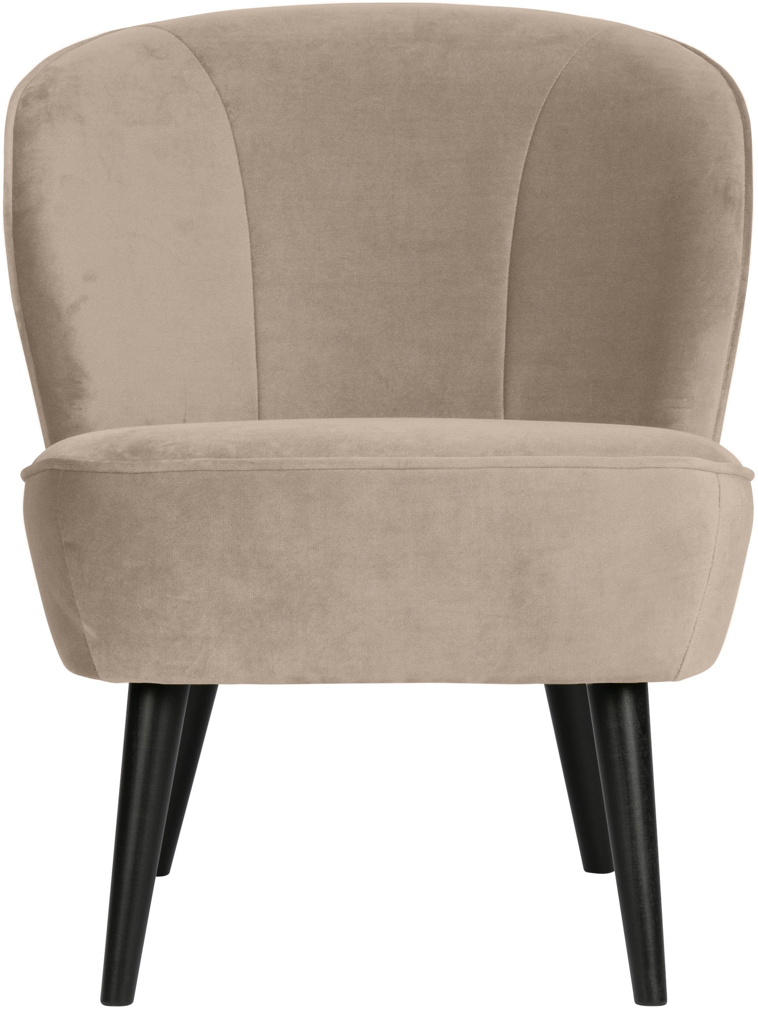 WOOOD Sessel »Sara«, weich gepolstert, 4-Fuß Gestell, H 71 cm x B 59 cm