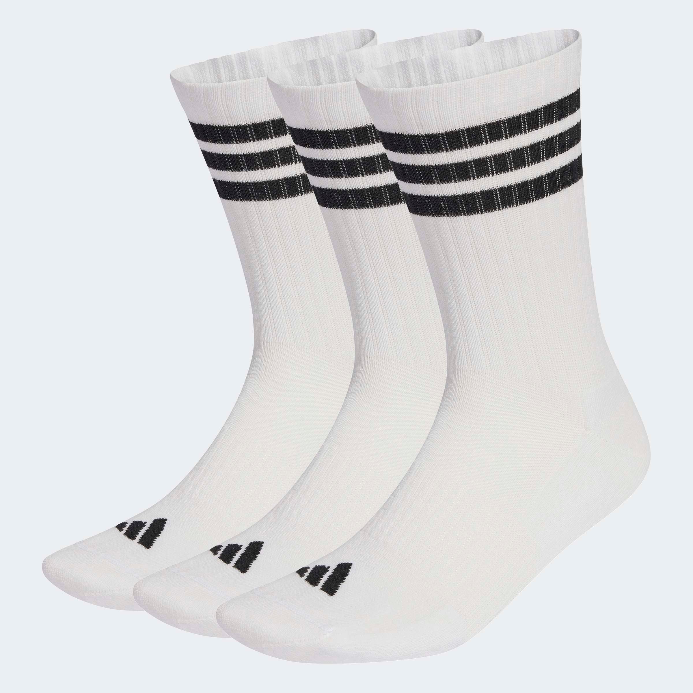 Gepolsterte Socken adidas 3 stripes (x3)