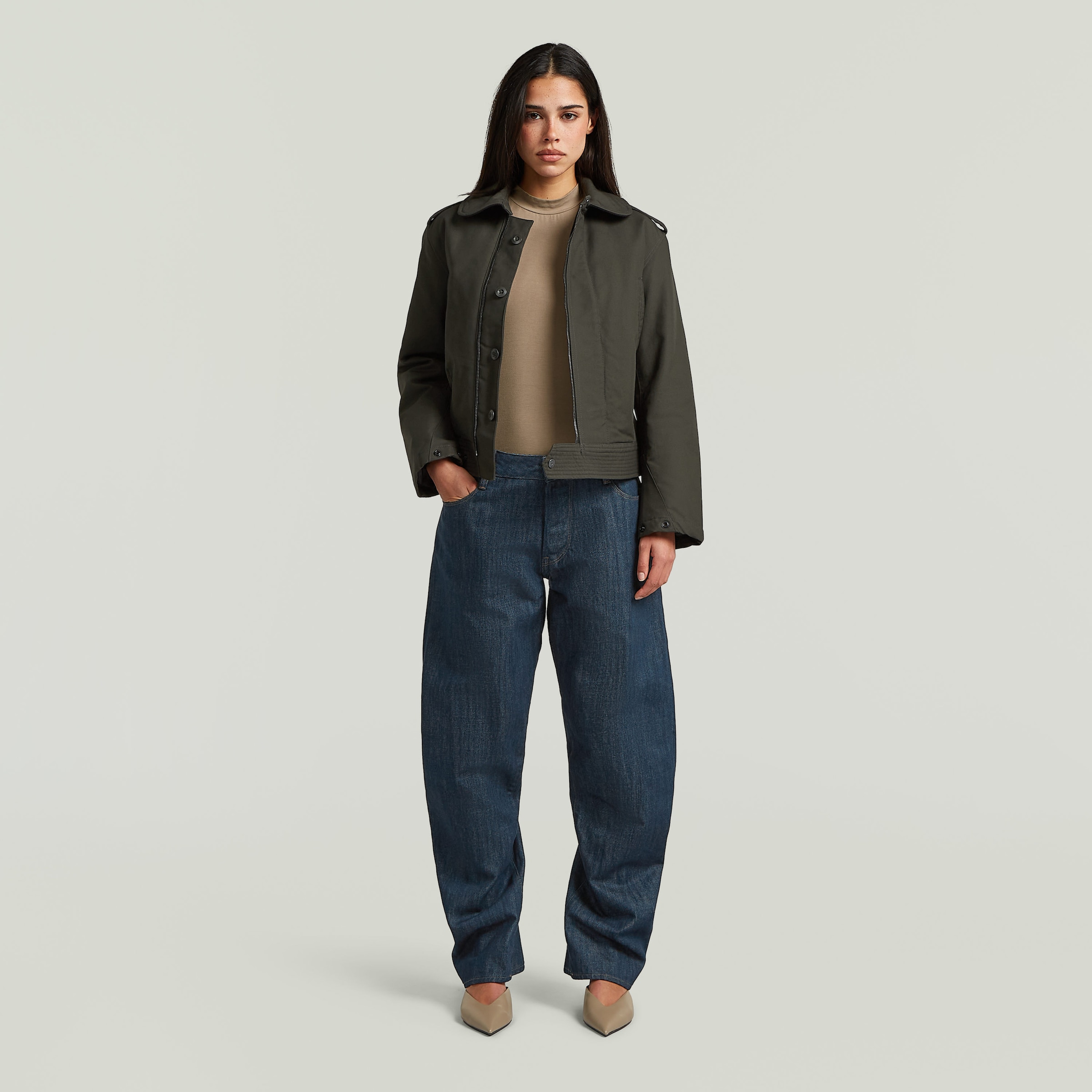G-STAR Loose-fit-Jeans »G-Star Arc 3D Loose Wmn« mit spezieller Schnittführung, Baumwoll-Denim